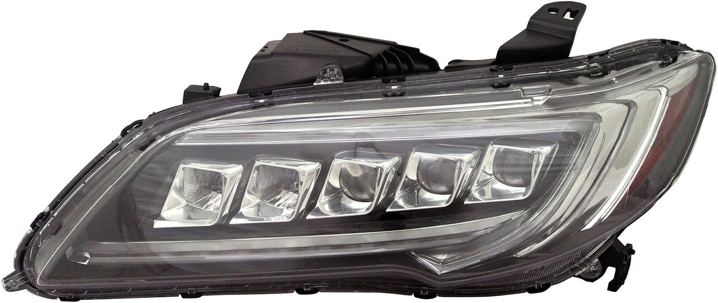 TYC Left Headlight Assembly Compatible with 2016-2018 Acura RDX