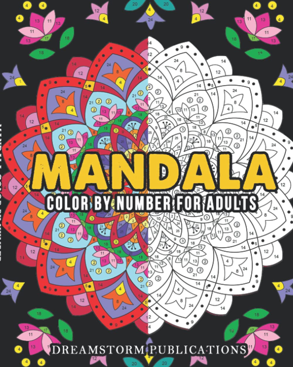 Mandala Color by Number for Adults