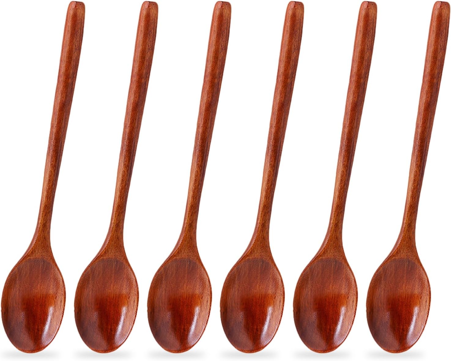 6Pcs Wooden Spoon Wooden Cooking Utensils, Wooden Spoons