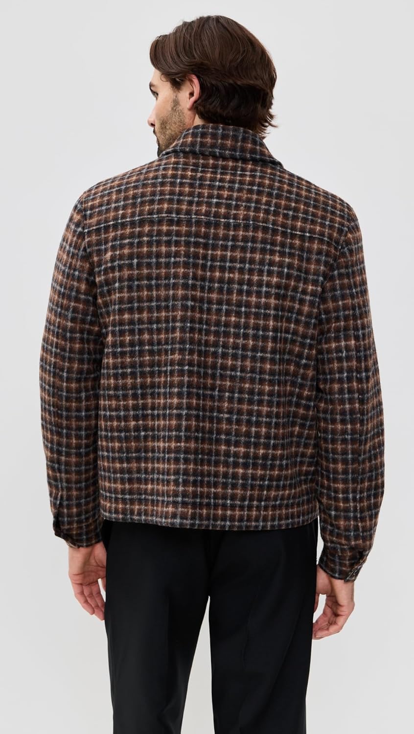 Wax London Men's Check Osier Zip Jacket - Image 4