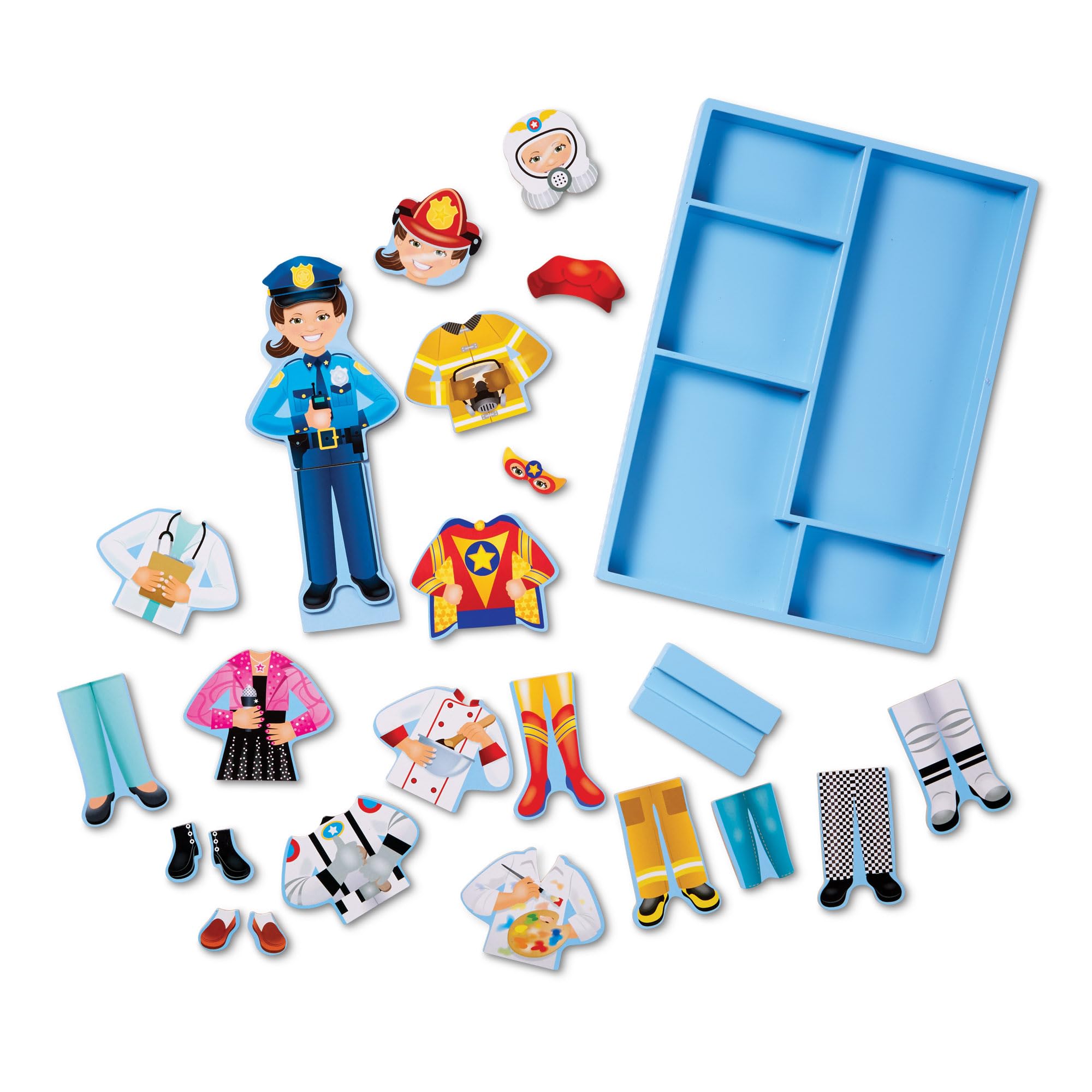 Melissa & Doug Gioco Calamite Bambola da Vestire - Julia | Giochi Magnetici per Bambini 3 Anni su | Giochi Calamite Bambola di Legno Crea La Moda | Bambole con Vestiti da Cambiare