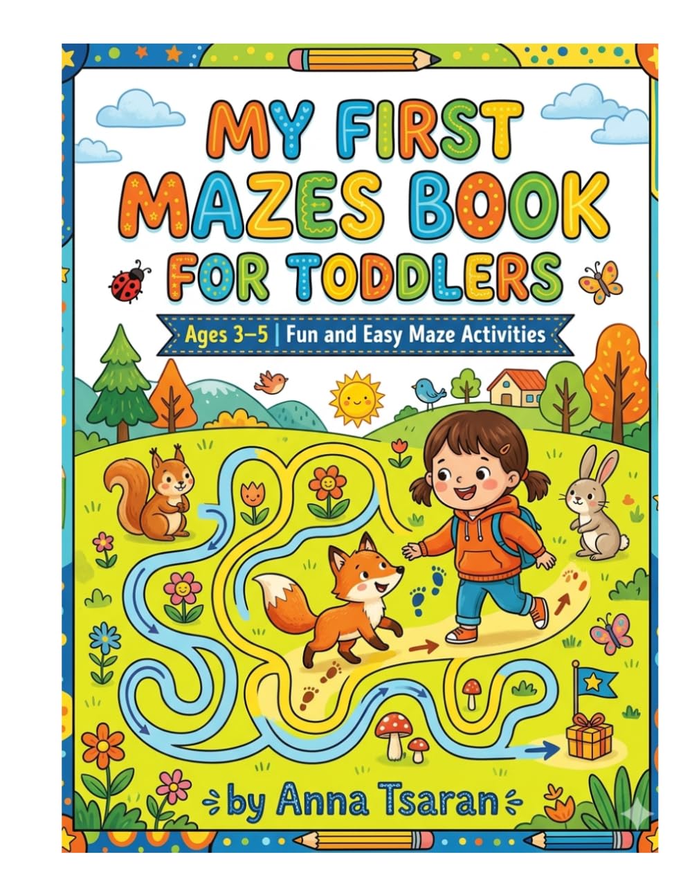 MY FIRST MAZES BOOK: FOR TODDIERS Ages 3-5 | Fun and Easy Maze Activities