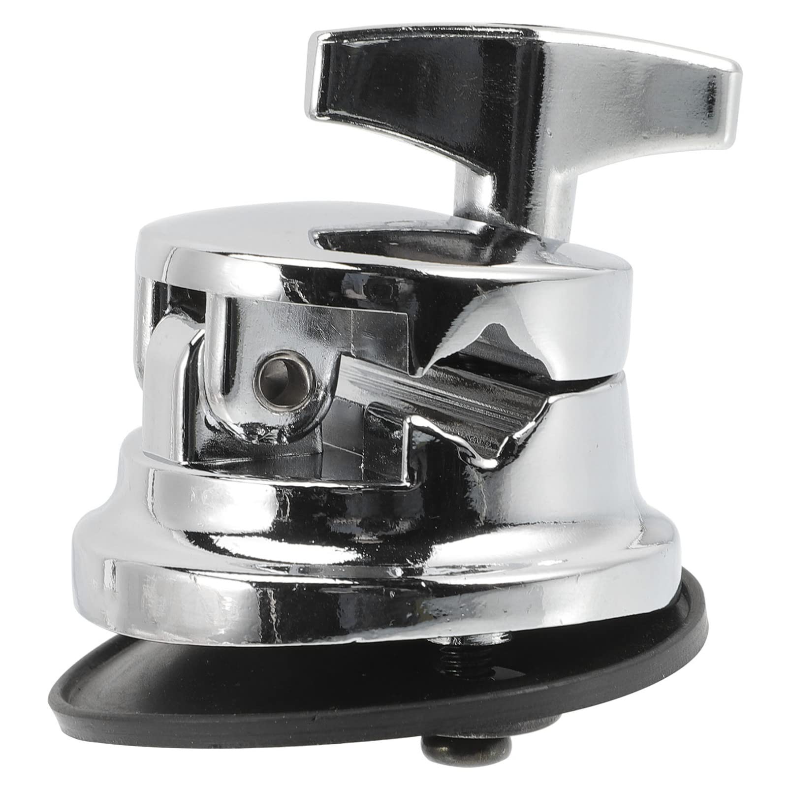 Vaguelly Tom Zinc Alloy Accessories Drum Leg Base for Tom Replacement And Maintenance Silver