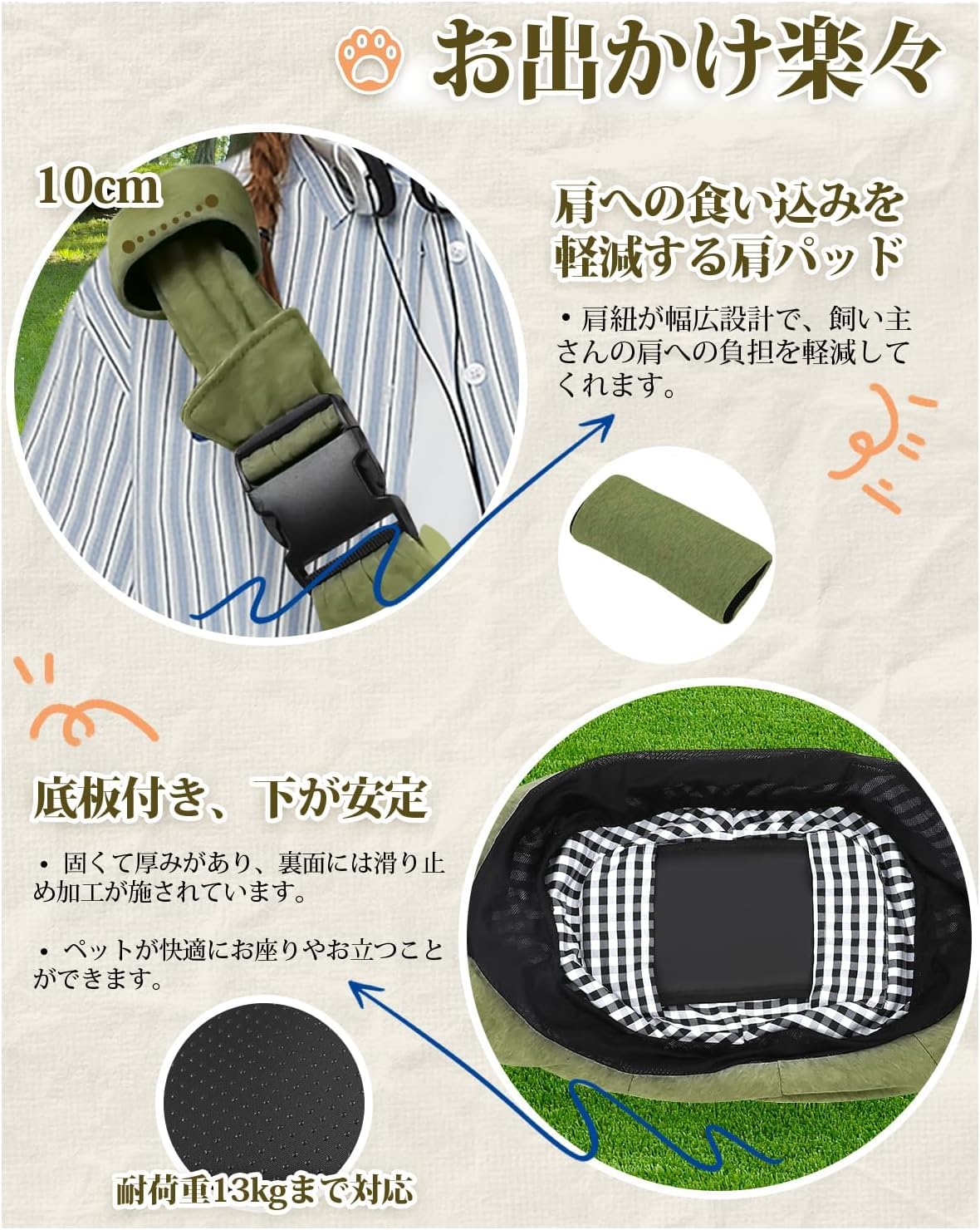 専用　ペットスリング ONEKOSAMA OINUSAMA 強撥水ナイロン ペットマルチ抱っこ紐