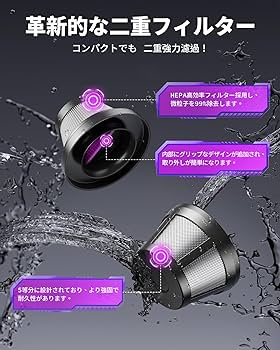 Amazon.co.jp: 【2025 新登場】 ハンディクリーナー コードレス