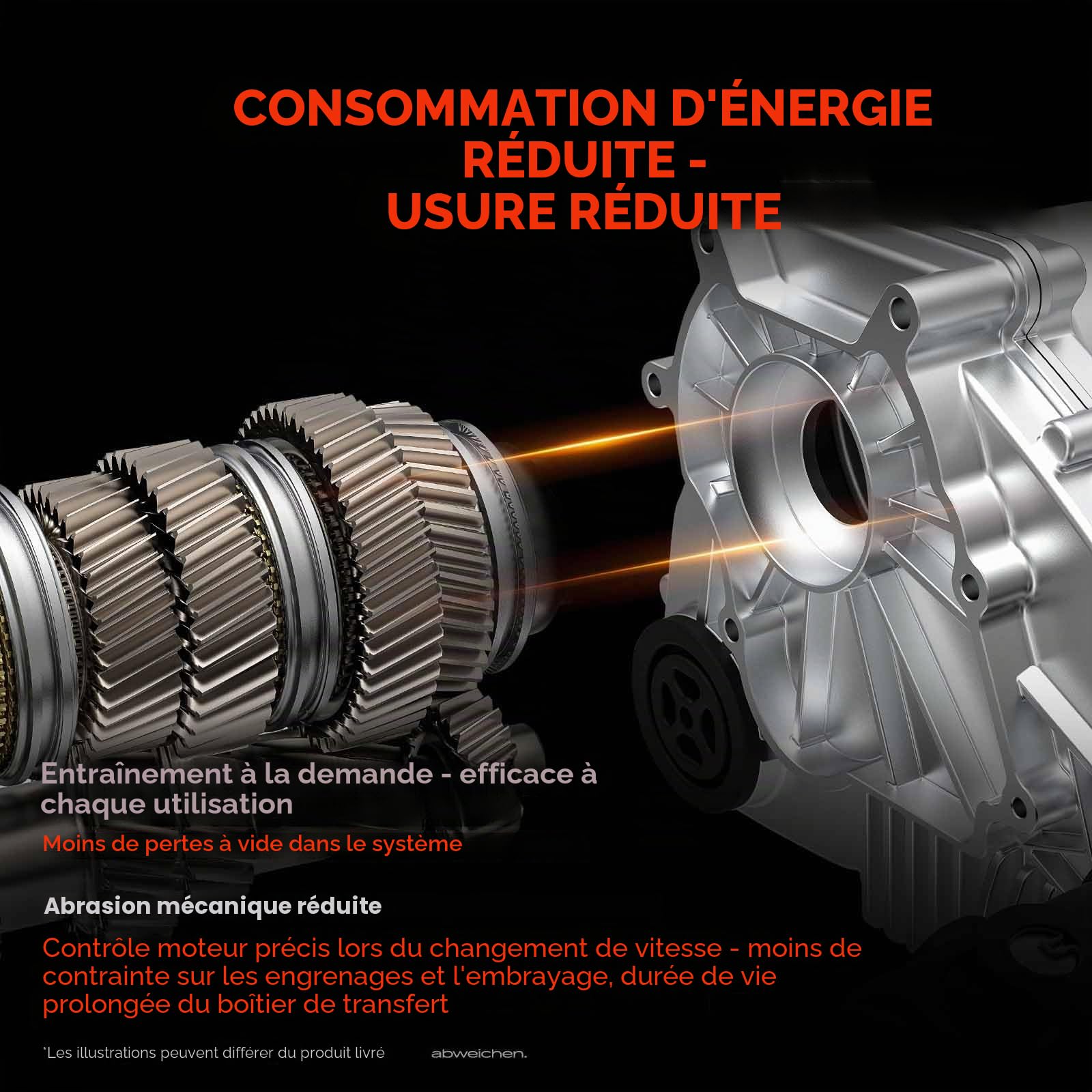 Frankberg moteur de boîte de transfert Compatible avec Série 5 Break E61 Série 3 Break E91 Série 5 E60 Série 3 Coupé E92 Série 3 E90 Remplacer# 27107613153 | Compatible avec: Coupé Série 3 E92, Série 3 Touring E91, Série 3 E90, Série 5 E60, Série 5 Tourin