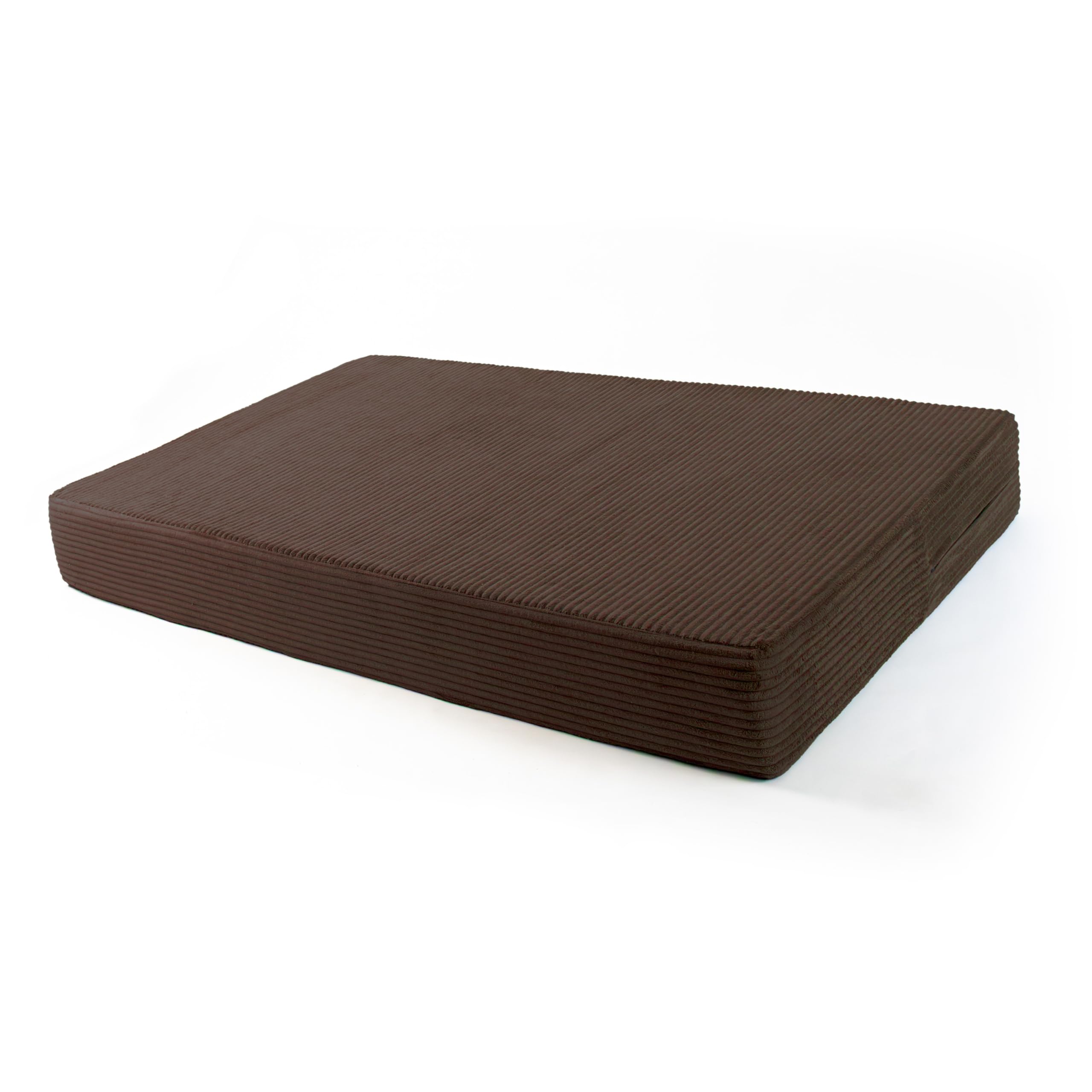 Pokar Brown Corduroy Pallet Seat Cushion 120X80 Cm | Garden Sofa Cushion In Corduroy With Removable Cover | Outdoor Cushion For Pallet And Garden Furniture | Oeko Tex 100 Certified | Made In Europe | Brown
