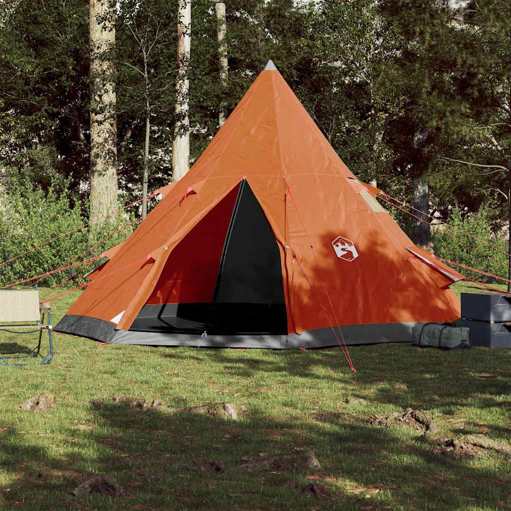 Genérico Tienda de campaña Tipi para 4 Personas Impermeable Naranja,Deportes,Actividades al Aire Libre,Camping y Senderismo,Tiendas de campaña-94382