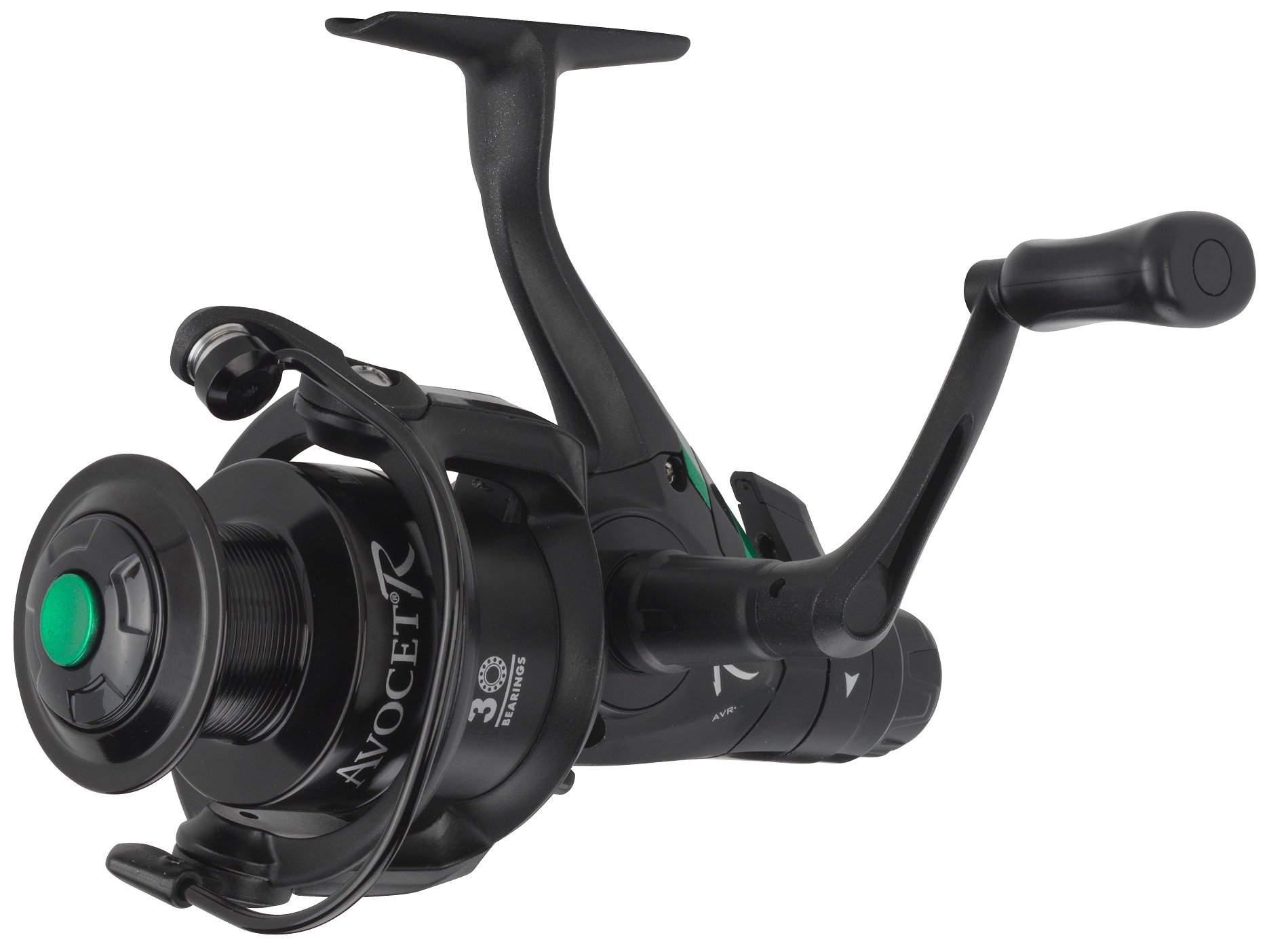 Mitchell Spinning Reel, Avocet R Reels, All Round Fish, Feeder, Bolognase, Fresh Water Sea Fish Angler, Perch, Pike, Zander, Black, 5.4:1 Gear Ratio, Robust & Lightweight, 3+1 Bearing Count