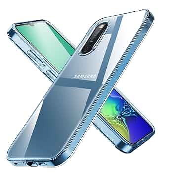 スマホ　ギャラクシーA41 本体 (イヤホン クリアケース 外箱付き) Galaxy A A41 [ SC-41A / SCV48 ] ハード クリア ケース