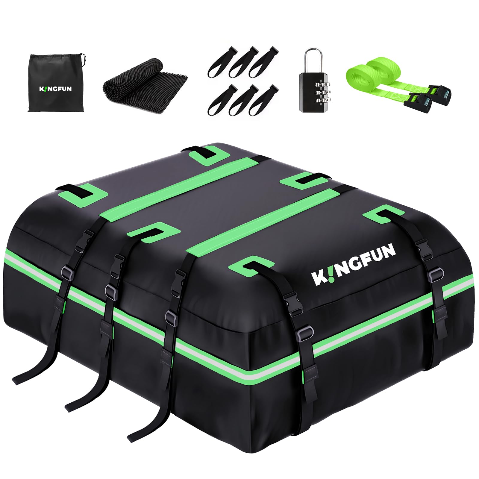 Kingfun 21 Cubic Feet Rooftop Cargo Carrier