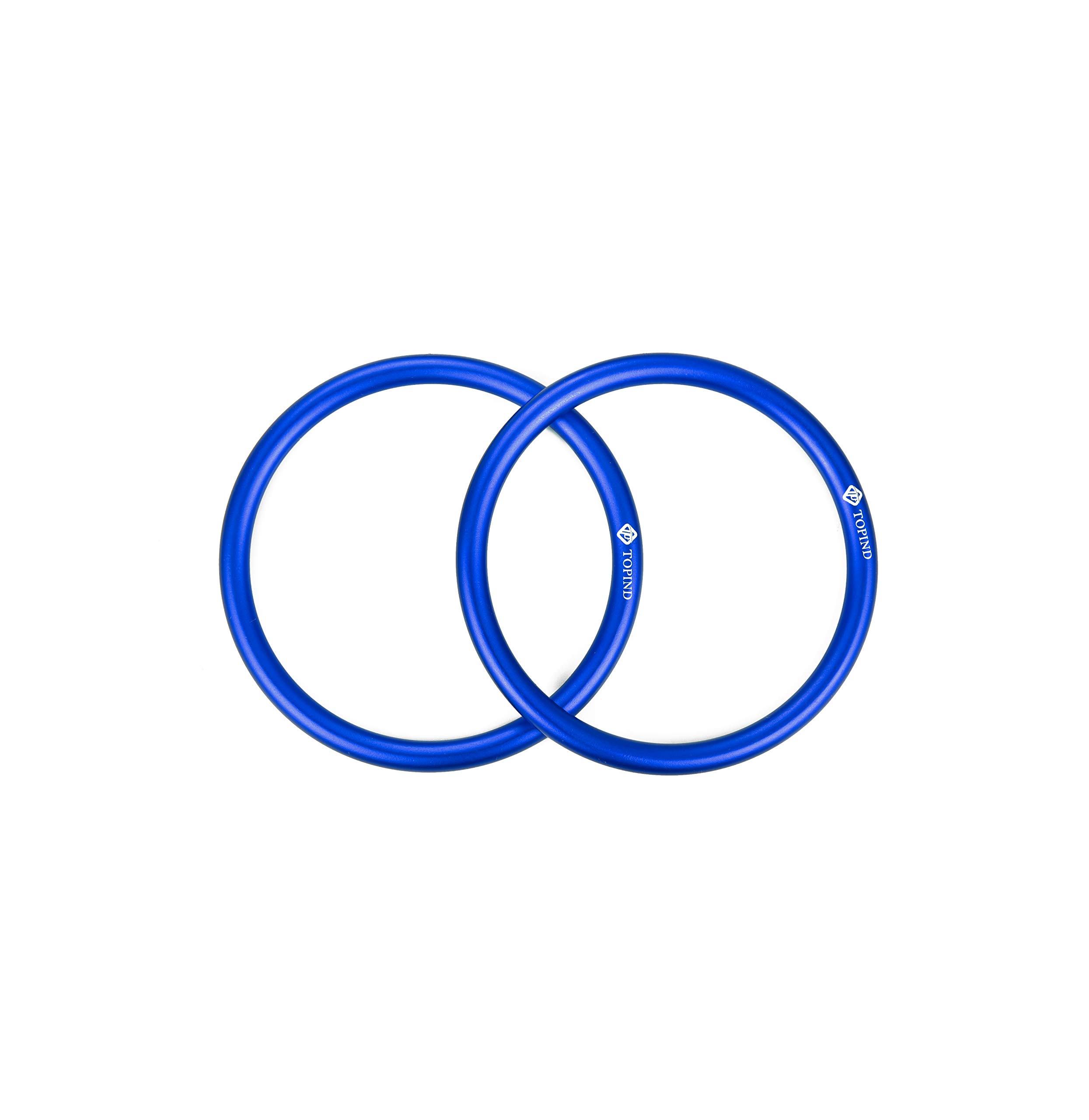 TOPIND3 inch Aluminum Rings for Baby Slings and Baby Carrier, Sling Rings Wraps Carriers Durable Anodized Aluminum Rings Lead and Nickel Free, lab Tested for Strength and Safety (Blue)