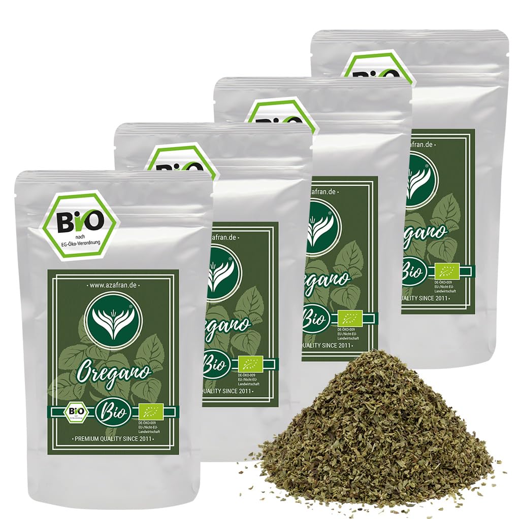 Azafran BIO Oregano getrocknet und gerebelt, echter Dost natürlich ohne Zusatzstoffe 1kg