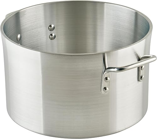 Winco Olla de aluminio de 0.236 in, 14 cuartos de galón