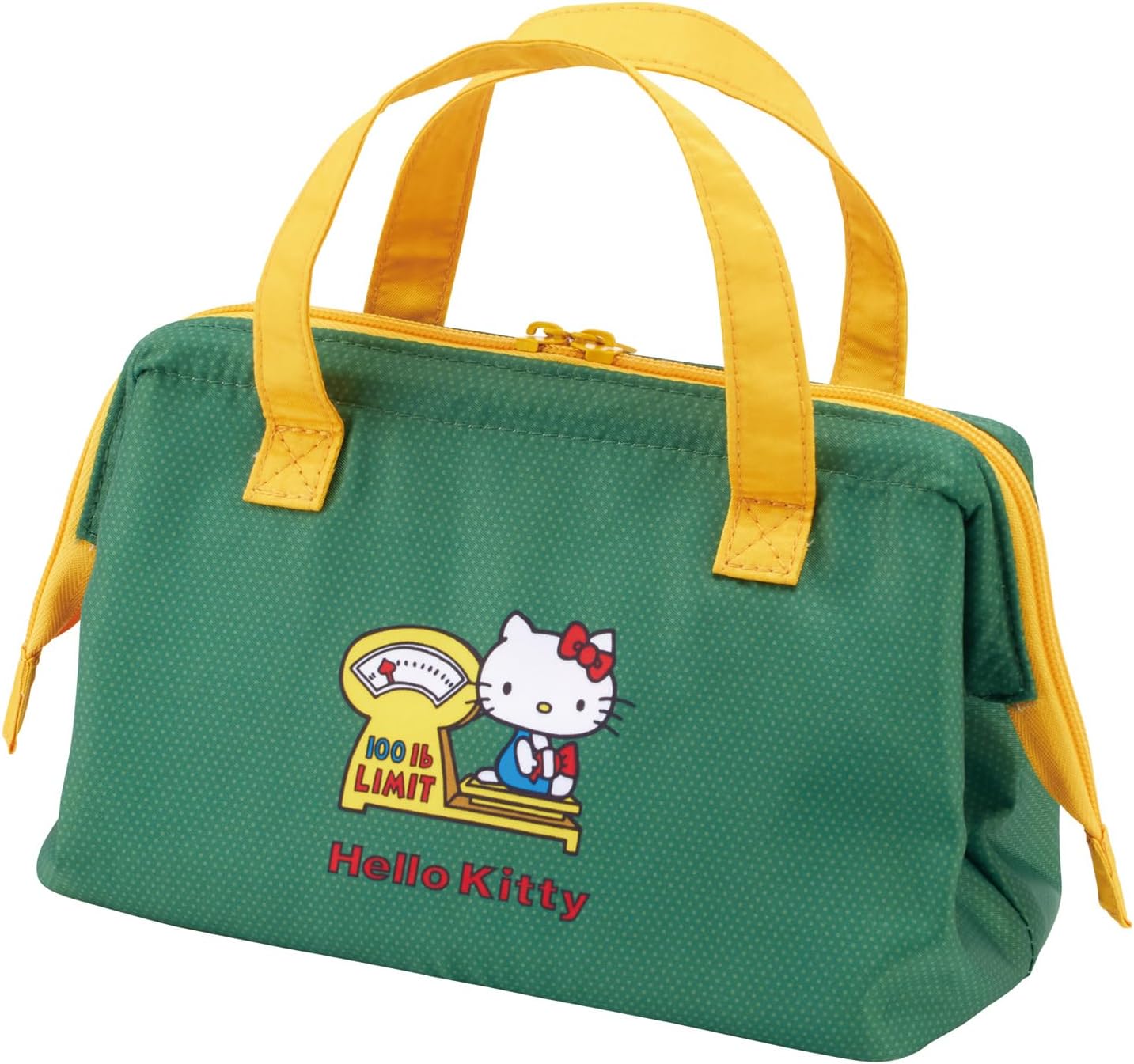Skater 25 KGA1-A Insulated Lunch Bag, Gusset, Women's, Sanrio, Hello Kitty, Retro