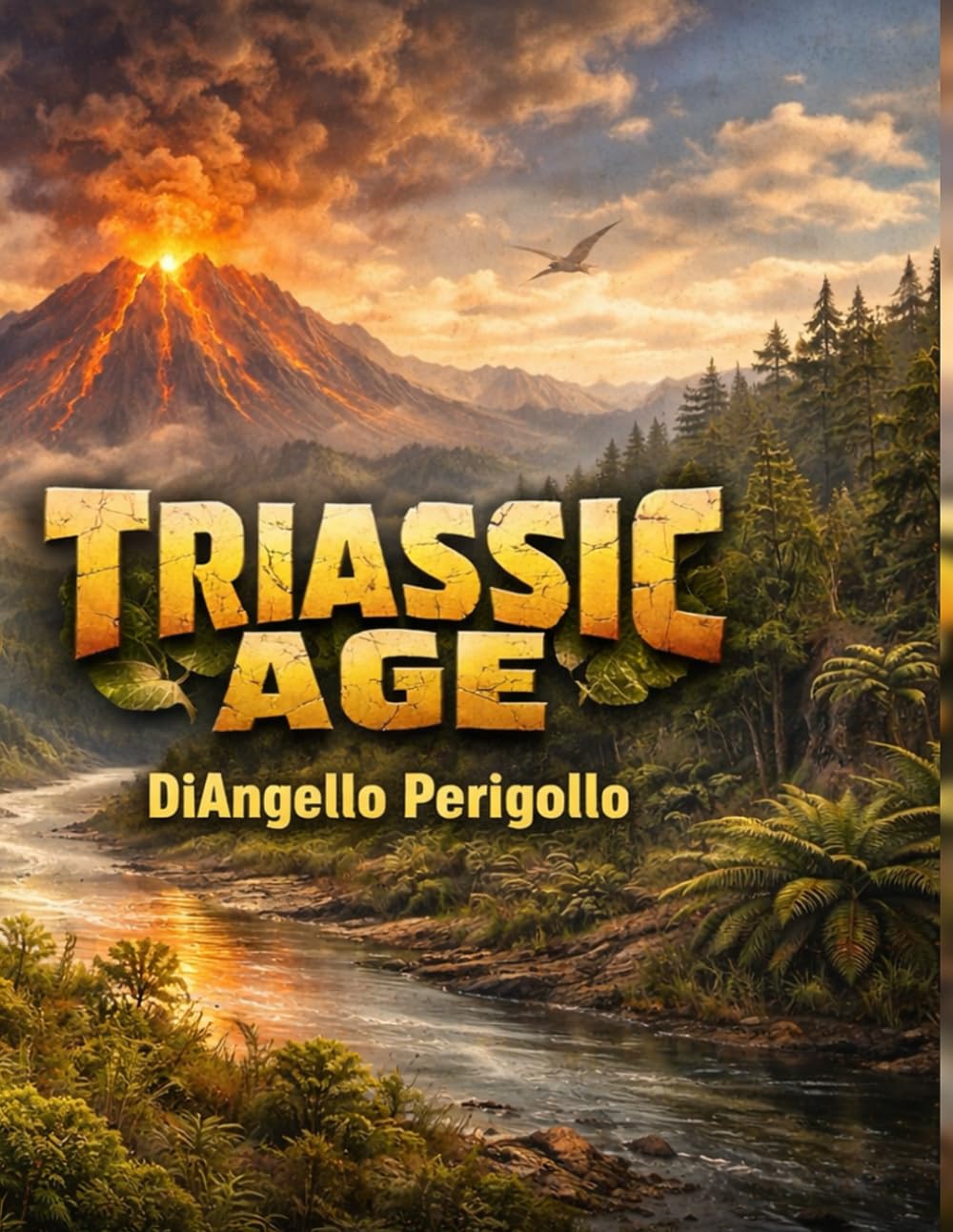 Triassic Age: Prehistoric Life Adult Coloring Book: Scientific-Style Prehistoric Creatures, Landscapes, and Natural History Scenes