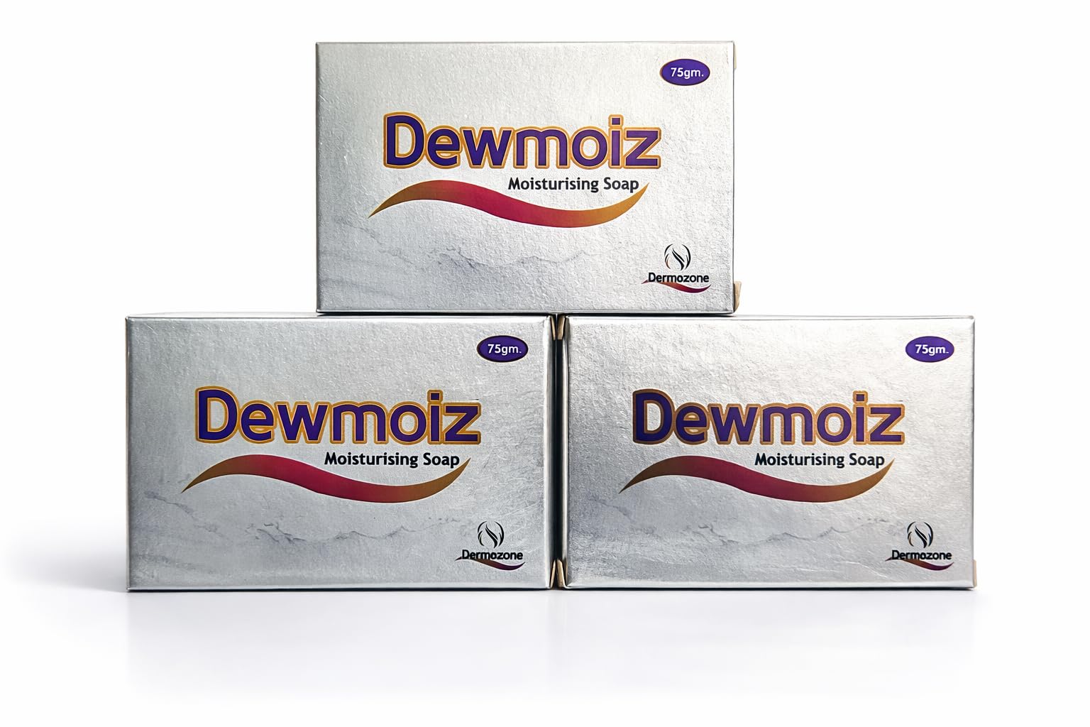 Dewmoiz Moisturising Soap, 75gm, White, Gentle Cleansing, Dermatologically Tested, for All Skin Types (Pack Of 3)-image-49