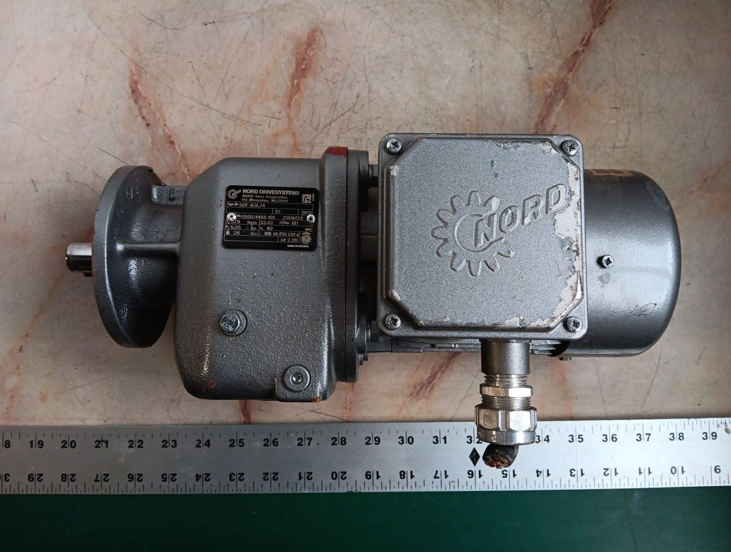 #US DRIVESYSTEMS SK63L/4 Motor W/SK-02F-63L/4 Gear Reducer