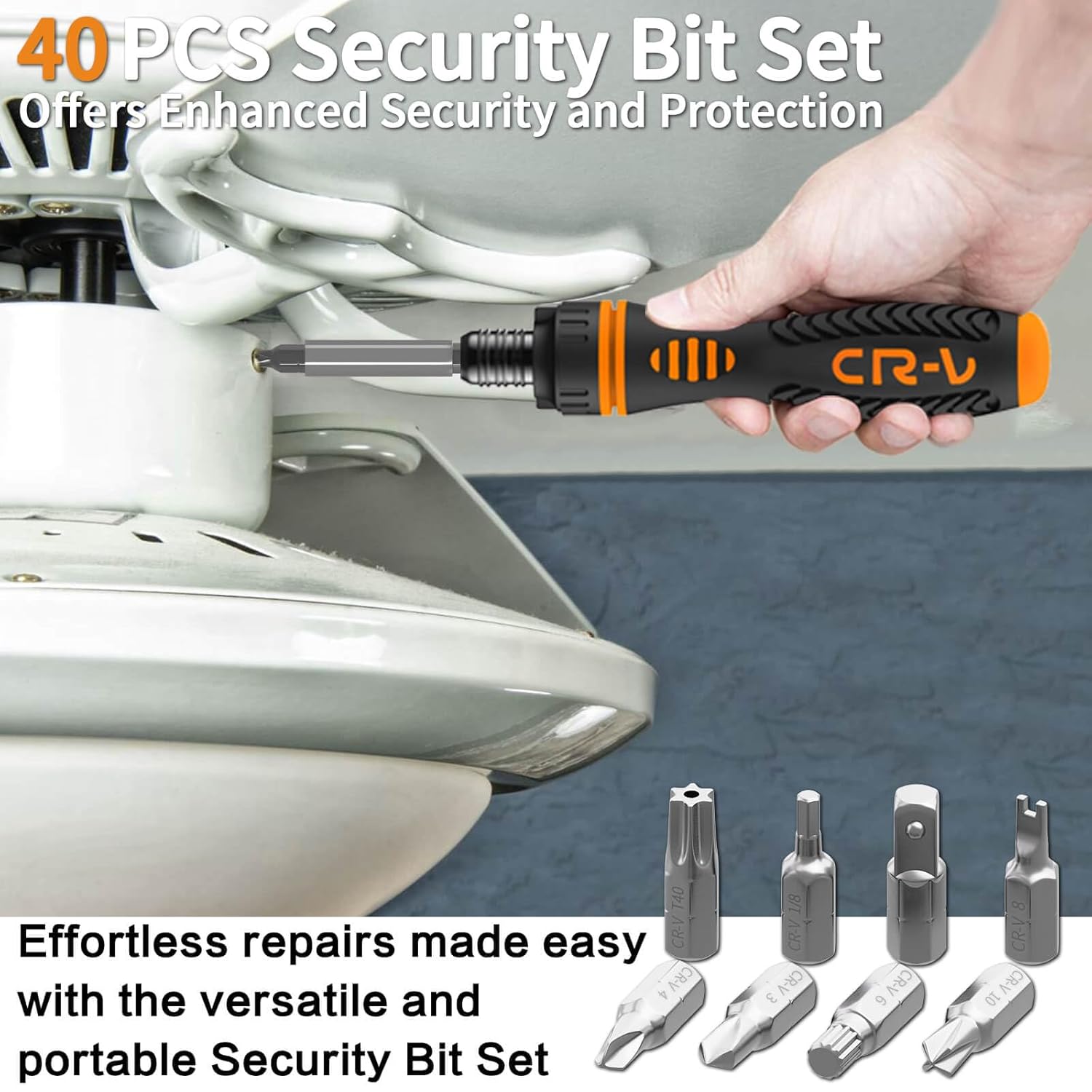 ENERTWIST 228 Pcs Screwdriver Bit Set, CR-V 1/4" Hex Shank Includes Rare Security Bits, Nut Drivers, and Magnetic Bit Holder, Ultimate Driver Set with Sturdy Tool Box - Image 4