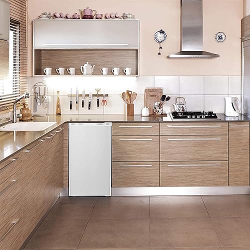 Miniatura 7 de Antarctic Star Mini refrigerador compacto con congelador, 3.2 pies cúbicos de una sola puerta con termostato ajustable, estantes de vidrio