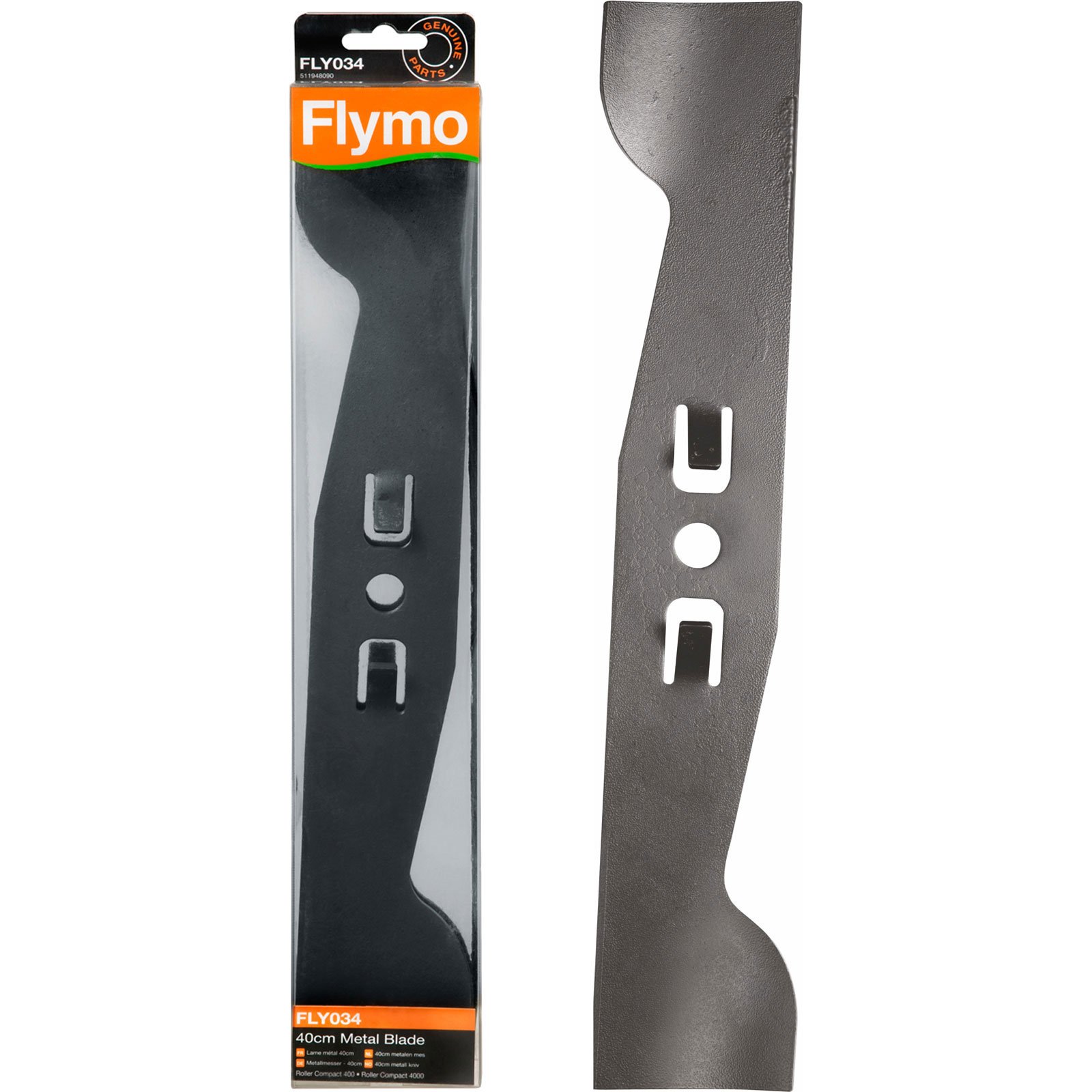 Genuine Flymo 40 cm Metal Lawnmower Blade FLY034