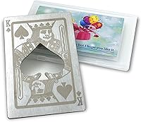 Vista 2 de Abrebotellas de metal de acero inoxidable plateado con patrón grabado (estilo K, 1PCS)