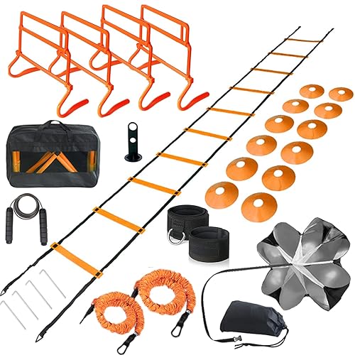 Adjustable Speed Training Hurdles Fitness & Speed Training Equipment with
