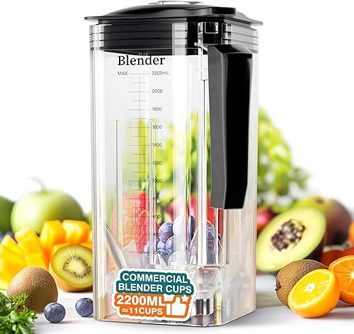 WantJoin Vasos de licuadora comerciales profesionales, solo para WantJoin K90 Blender Shield, carcasa de sonido silenciosa, 2200 W, industrias,