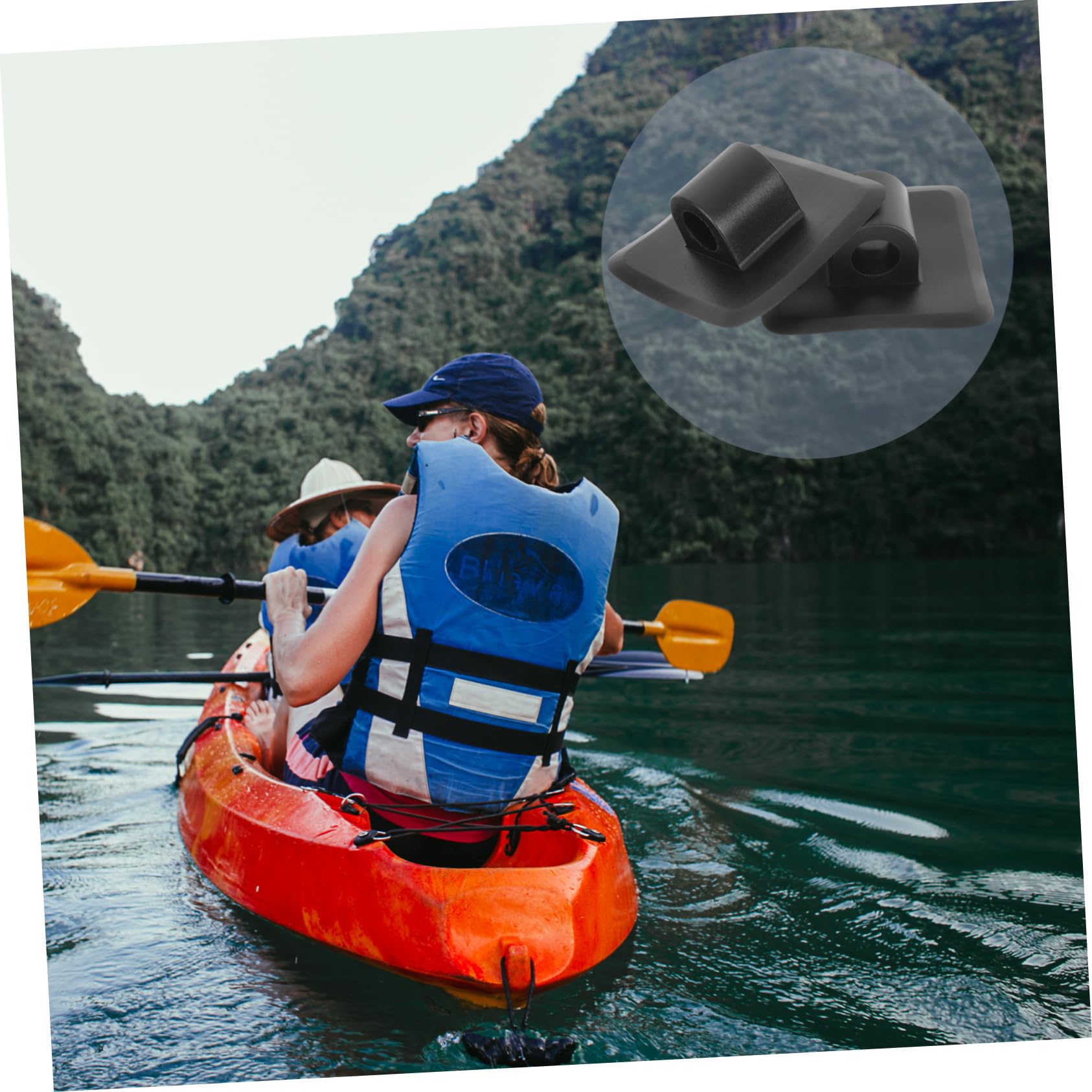 Support Moteur Pour Kayak/canoë - Kit 4 Pièces PVC | Fixation Stable Moteur électrique Gonflable