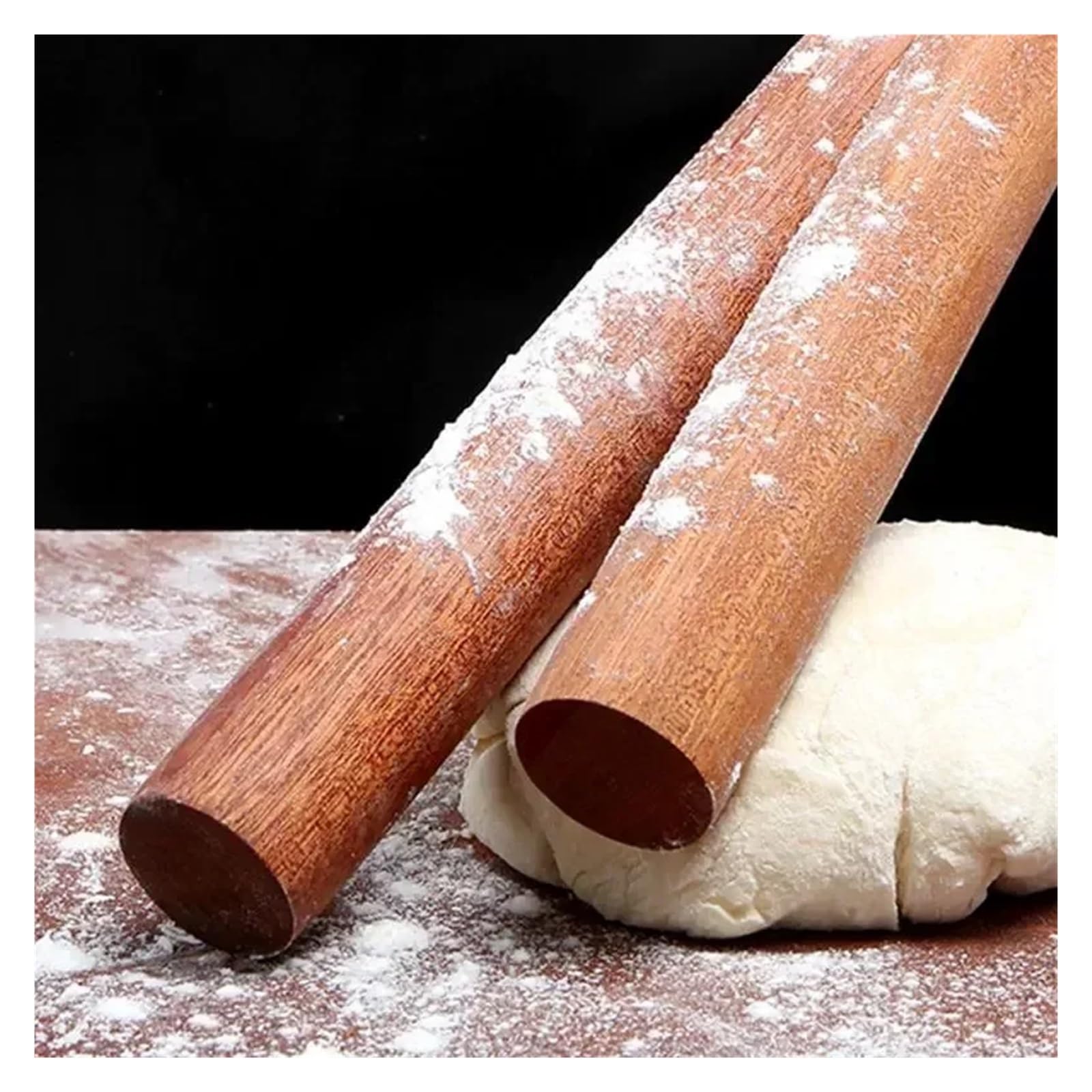30/50/60 cm rodillo decoración masa cocina pastelería herramienta for hornear(60CM)