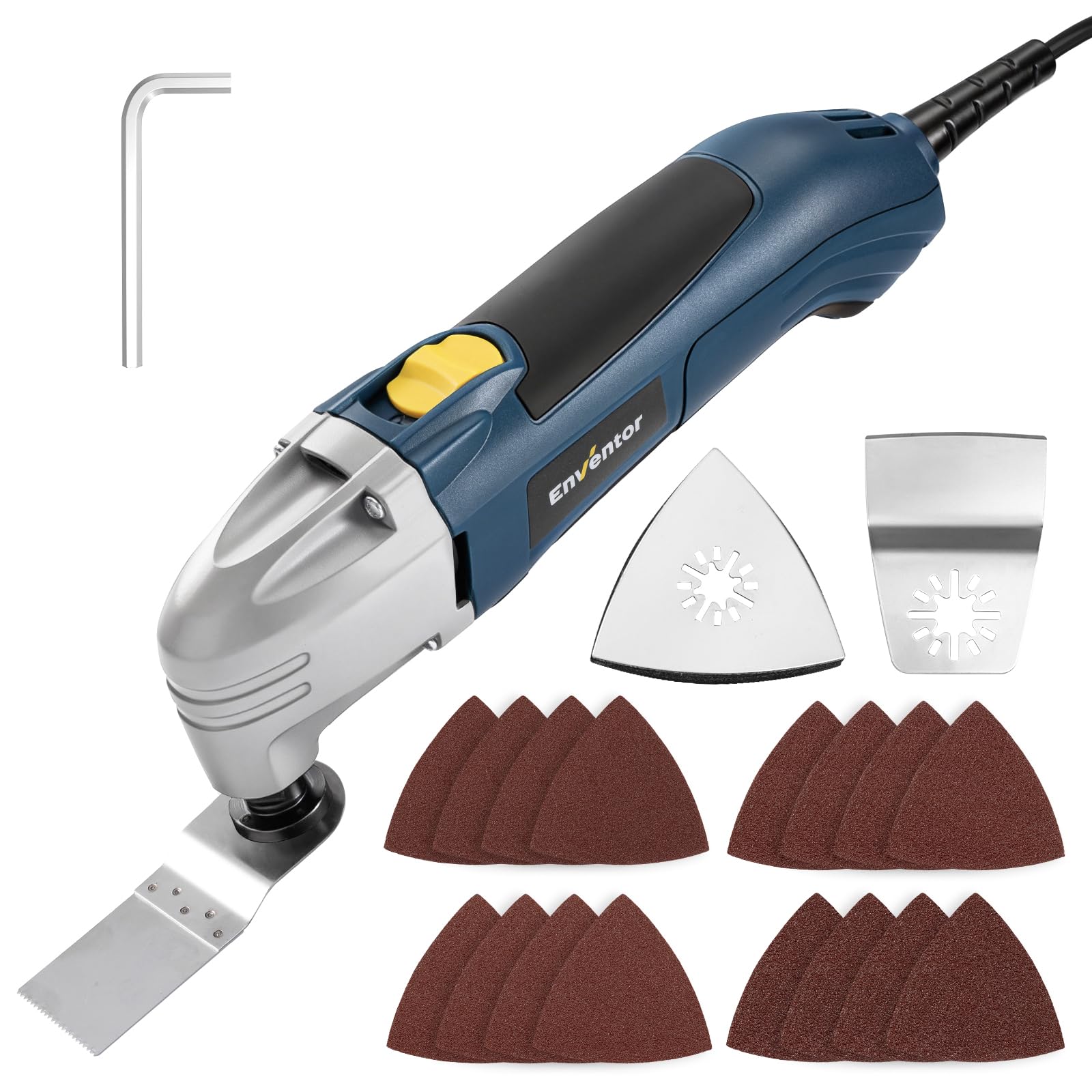 Enventor Oscillating Multi Tools, 200W 22000 OPM Electric Corded Multi Tool