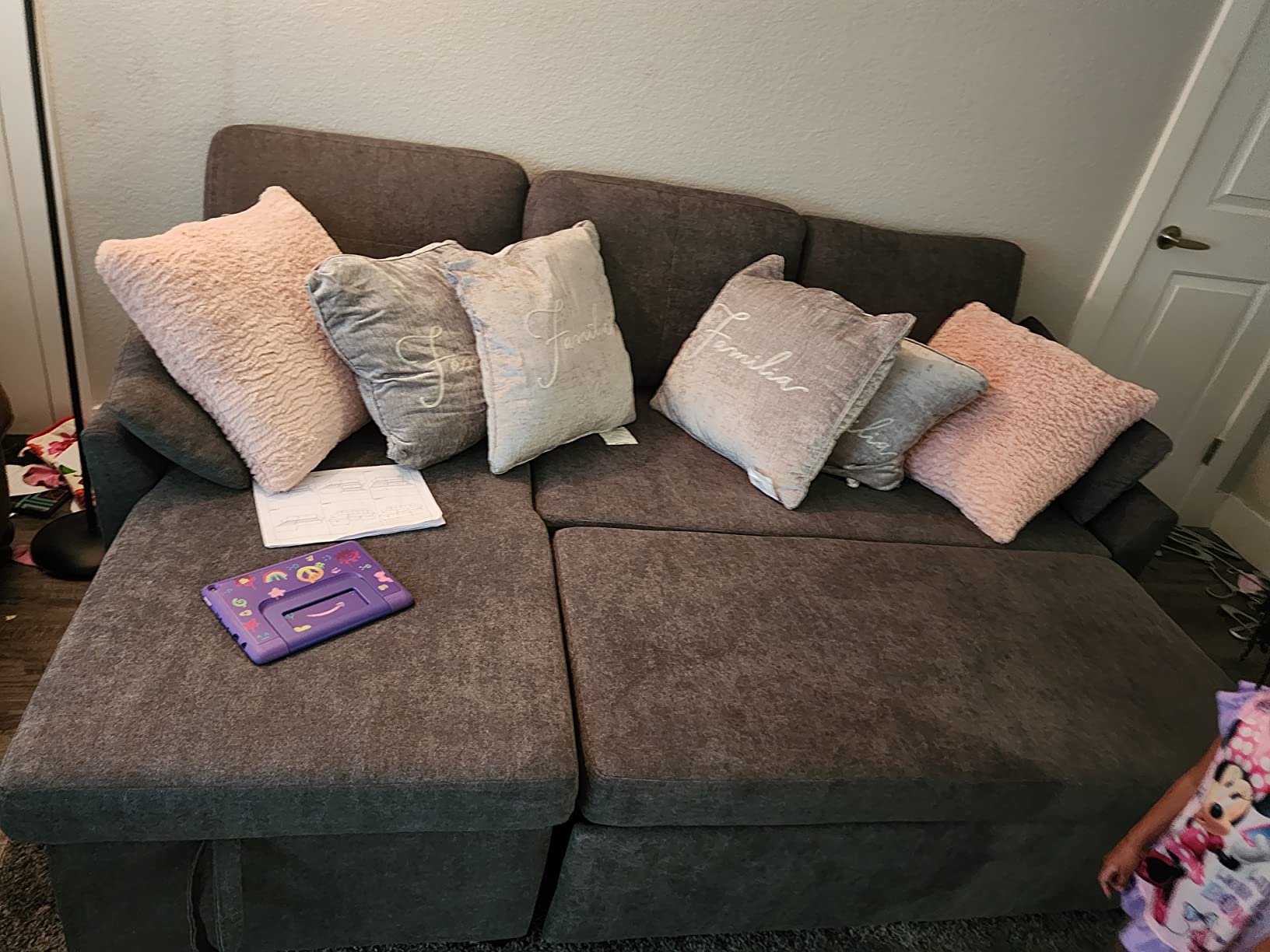 50/mo Finance PaPaJet Sofa Sleeper, 2 in 1 Sofa Bed with Storage