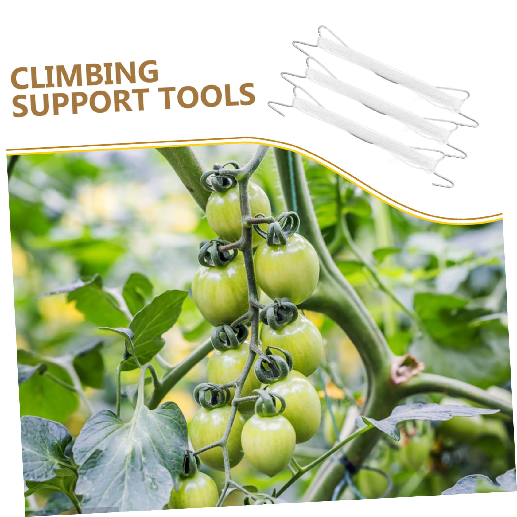 Didiseaon 5 Set di Ganci per Rampicanti per Piante Viti di Pomodoro Clip per Reti da Giardino Clip per Reti da Verdura Clip per Verdura per Giardino in Plastica