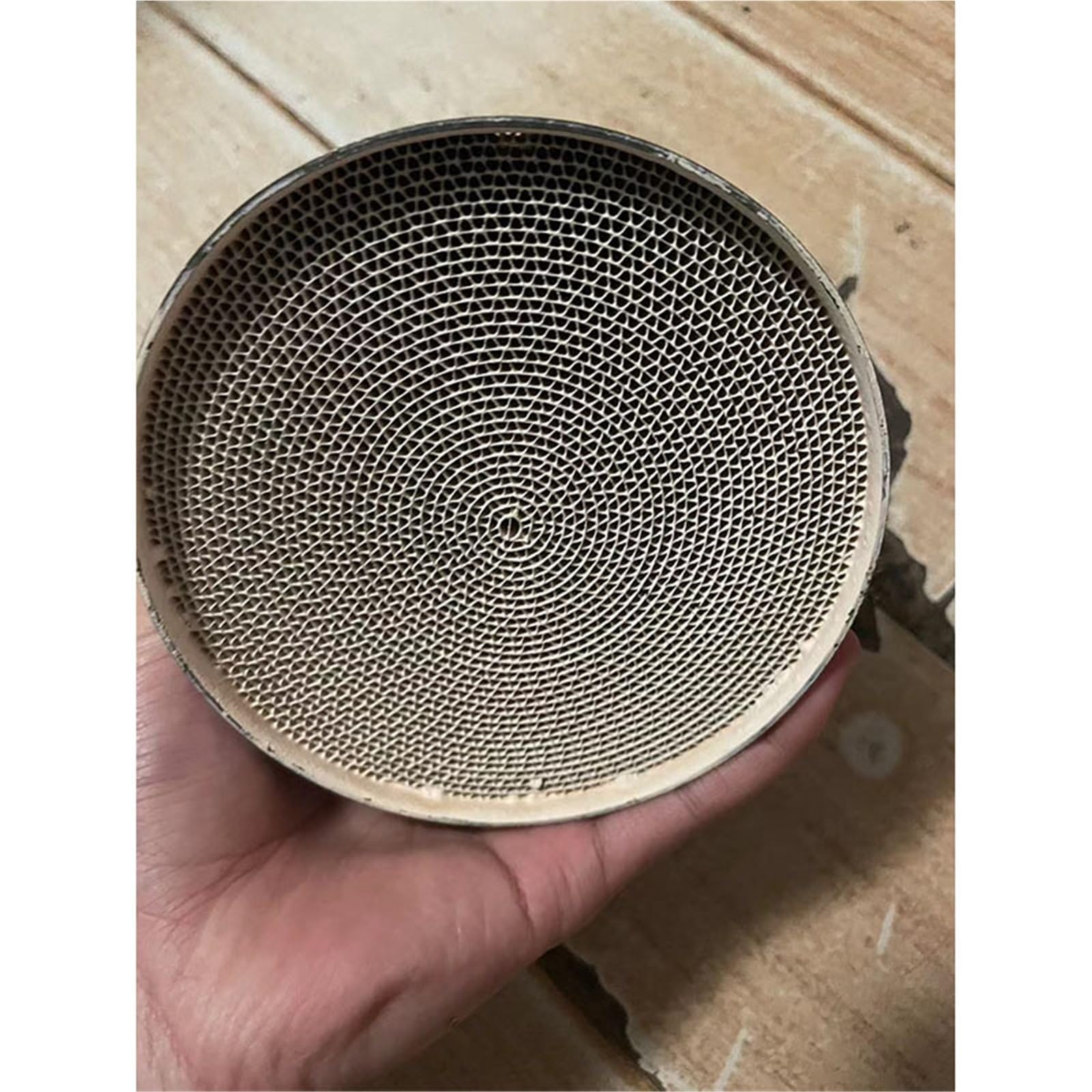 katalizator samochodowy 400CPSI EURO 5 Metalowa średnica 50 mm Długość 80 mm Trójdrożny nośnik katalizatora w kształcie plastra miodu Uniwersalny