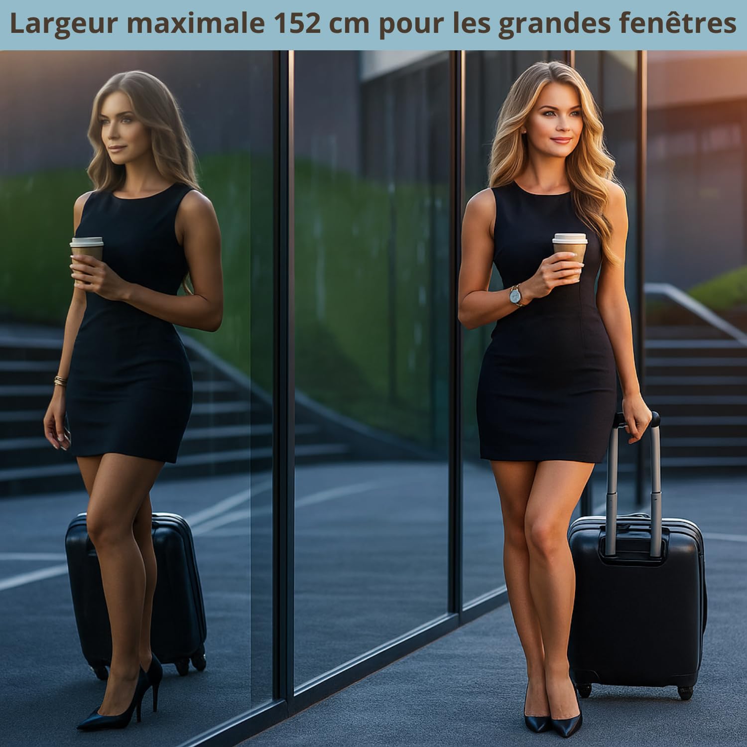 Film miroir pour fenêtres (120 x 1000 cm) Grandes tailles – avec colle occultante réfléchissante unidirectionnelle 99 % anti-UV, contrôle de la chaleur, bureau, maison, vitres (argenté, adhésif sans