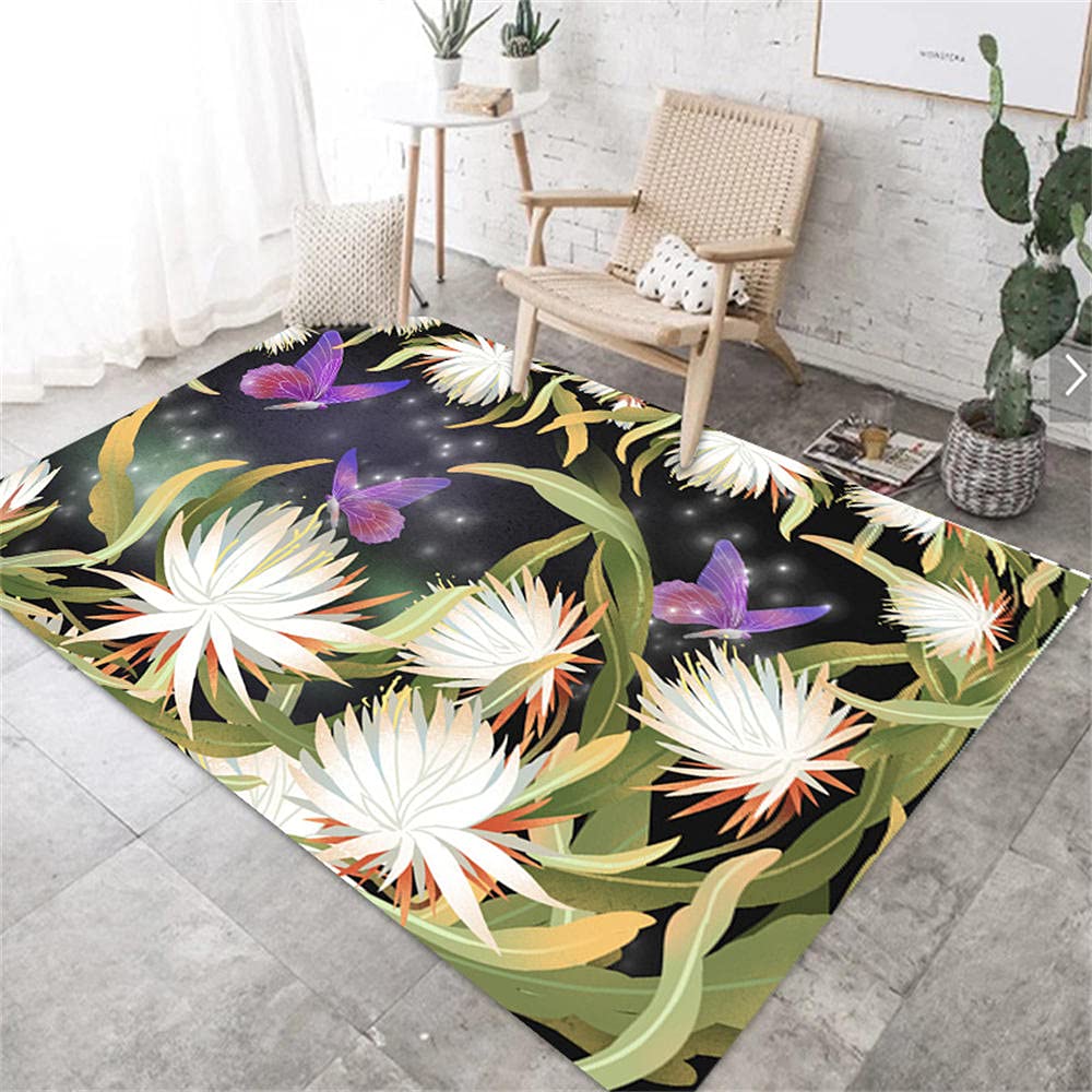 Tapis de jeux bébé rectangulaire abstrait pour deco chambre adulte et bureau ado