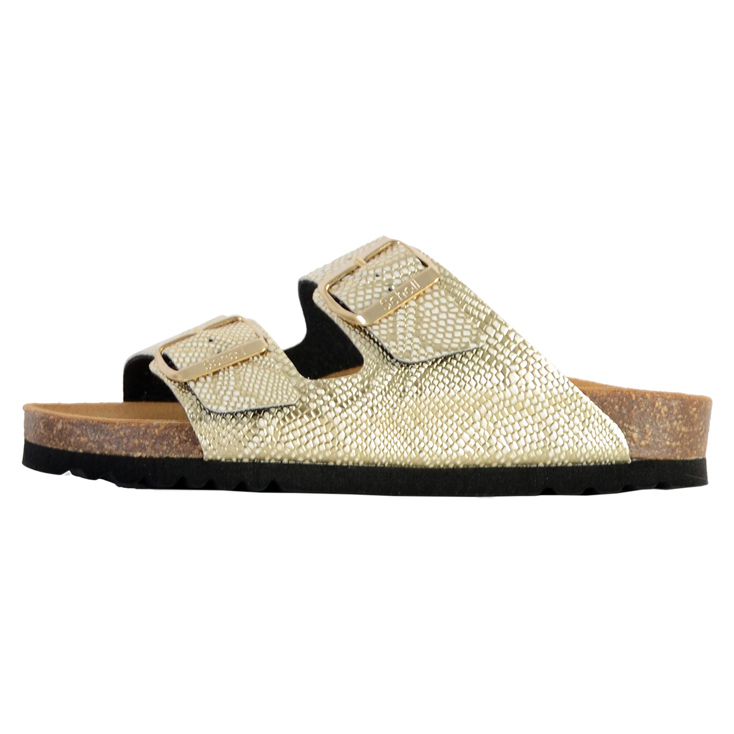 Scholl Women's Josephine Sandal, Gold, 4 UK