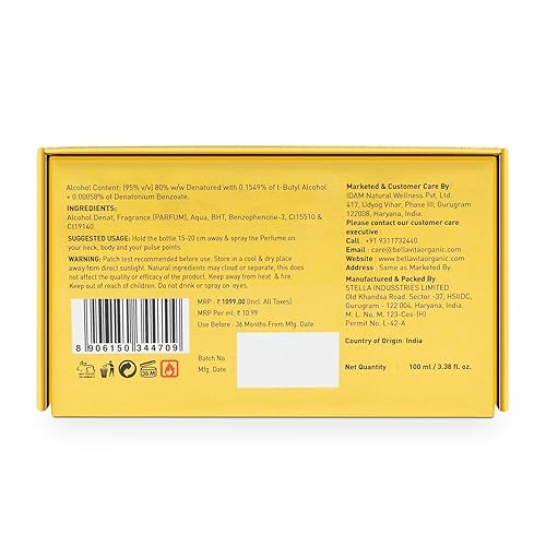 Miniatura 7 de OUD GOLD Eau De Parfum (3.38 onzas líquidas)  Perfume árabe intenso para mujeres y hombres  Notas caramelo, orris, rosa, jazmín  Familia amaderado,