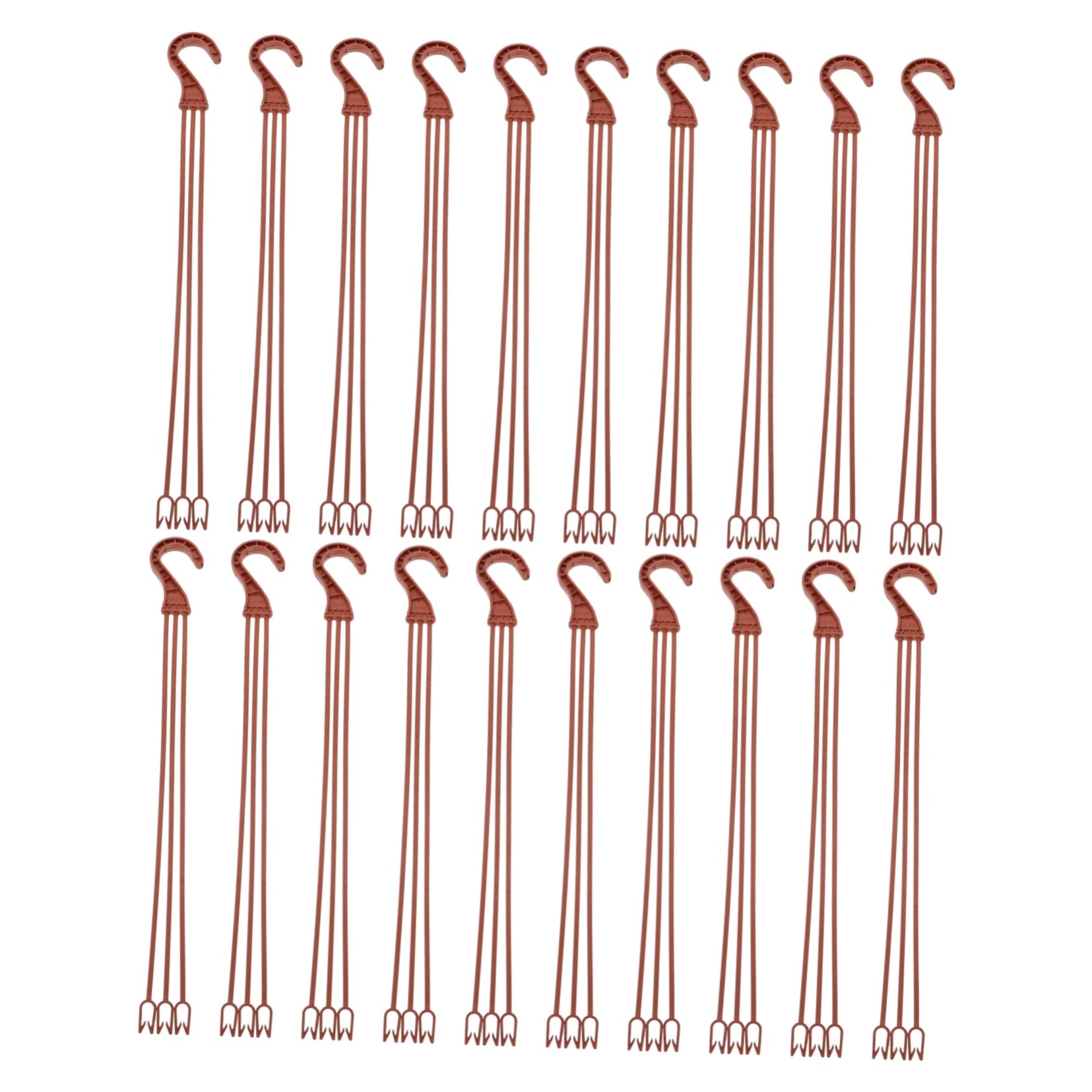 BESTonZON 50pièces Crochets De Suspension Plastique Pour Pots De Fleurs Supports Pour Plantes Crochets Muraux Pour Jardinières