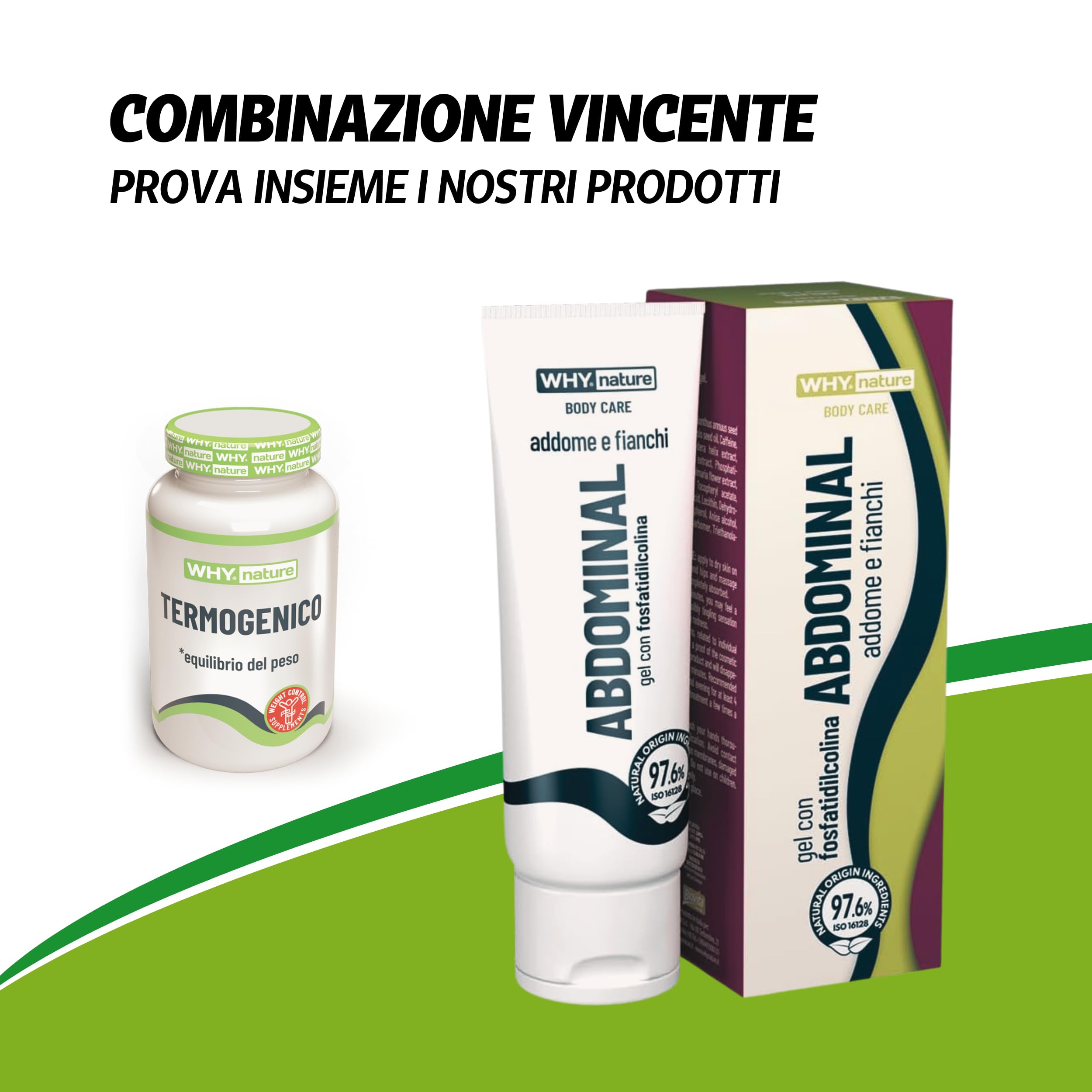 WHY NATURE TERMOGENICO - Integratore Alimentare Termogenico - Equilibrio del Peso Appetito Metabolismo - 60 Compresse