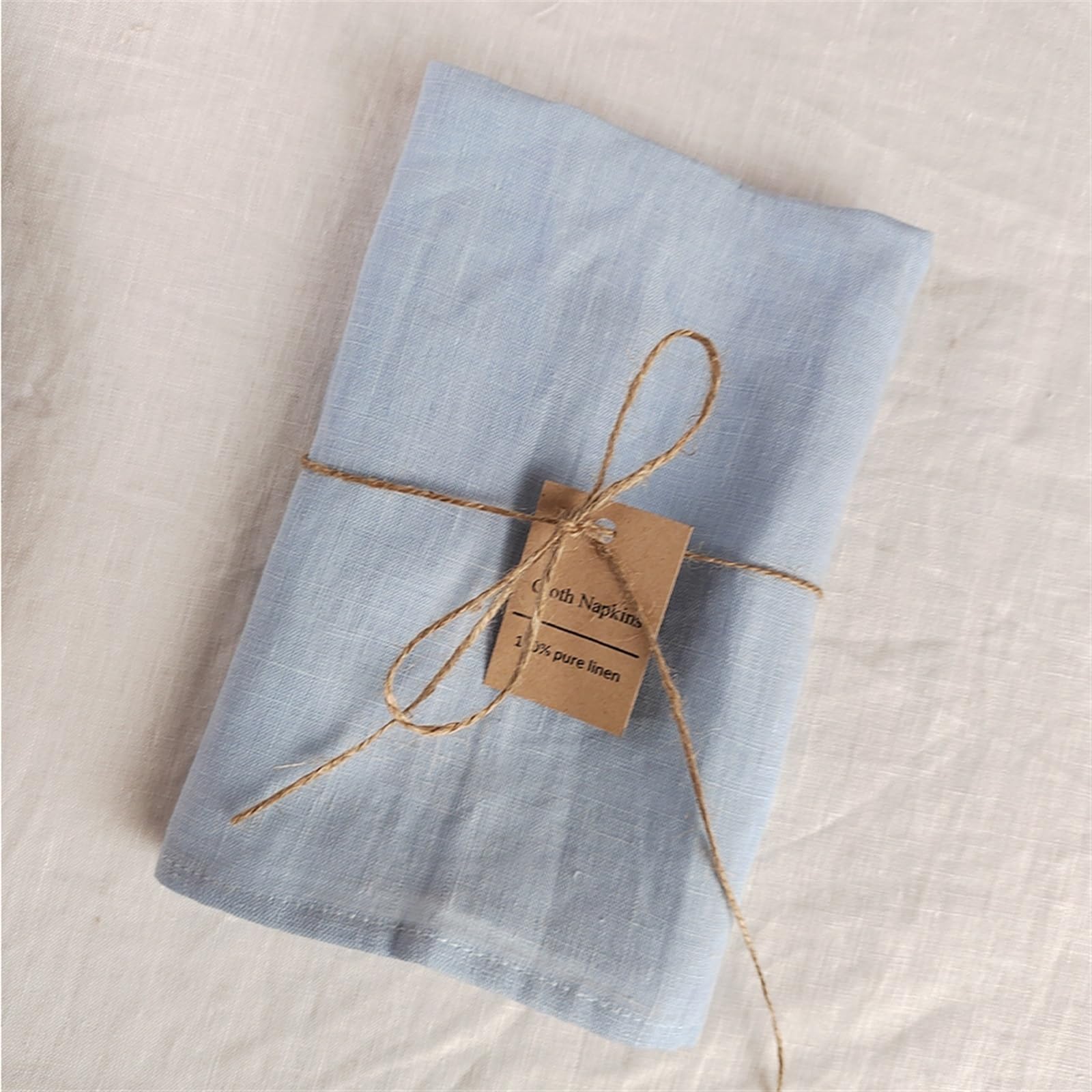 Cloth Napkins 6PCS 100% Linen Table Napkins,30x45cm Natural Material