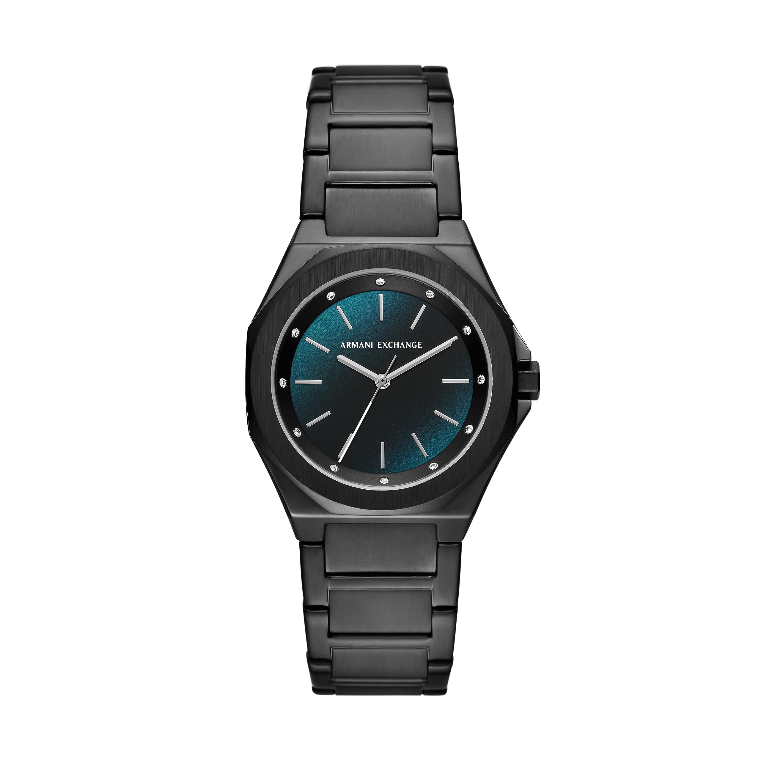 Armani Exchange Stainless Steel Analog Blue Dial Women Watch-Ax4609, Black Band (B0CCH7YCL3) Amazon Price History, Amazon Price Tracker