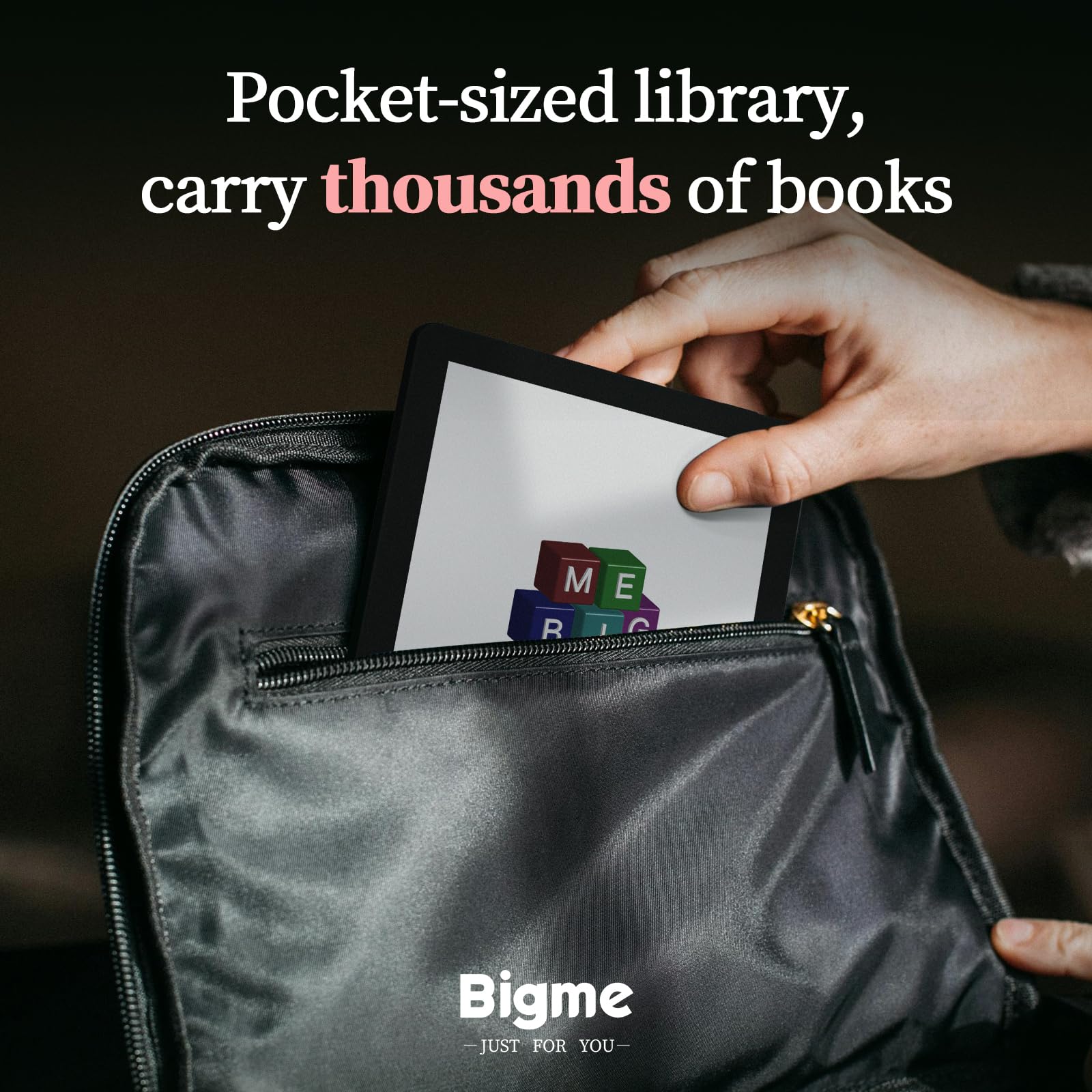 Bigme B6 - Tablette Électronique Android 14 6 Pouces Couleur - E-Reader avec 4 Go de RAM et 64 Go de Stockage - Design Léger et Portable pour La Lecture et Les Applications Multimédia - Noir