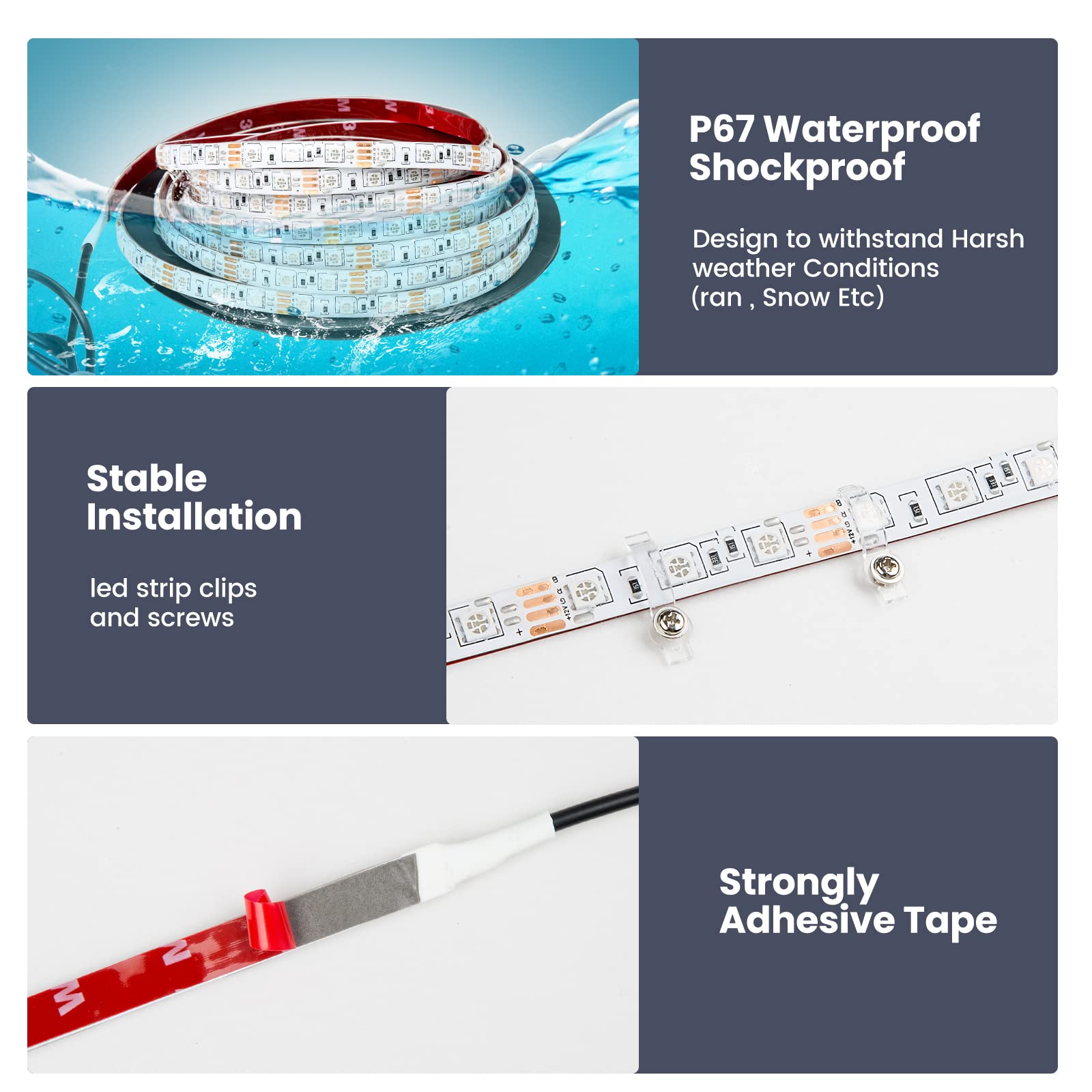 Boat Strip Lights, Marine Led Strip Lights, Pontoon Boat