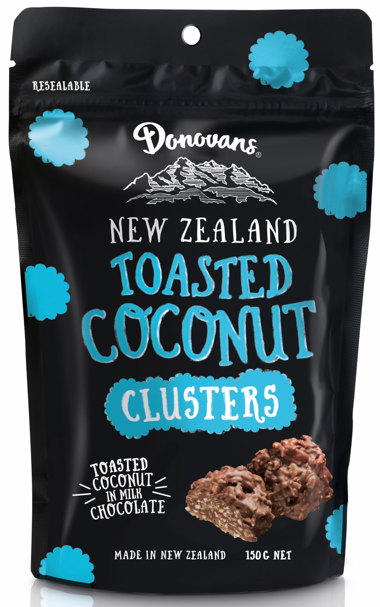 ドノバンズ トーステッドココナッツクラスターズチョコ 150g 8個セット 127001 |b03 Amazon | ドノバンズ トーステッドココナッツクラスターズチョコ