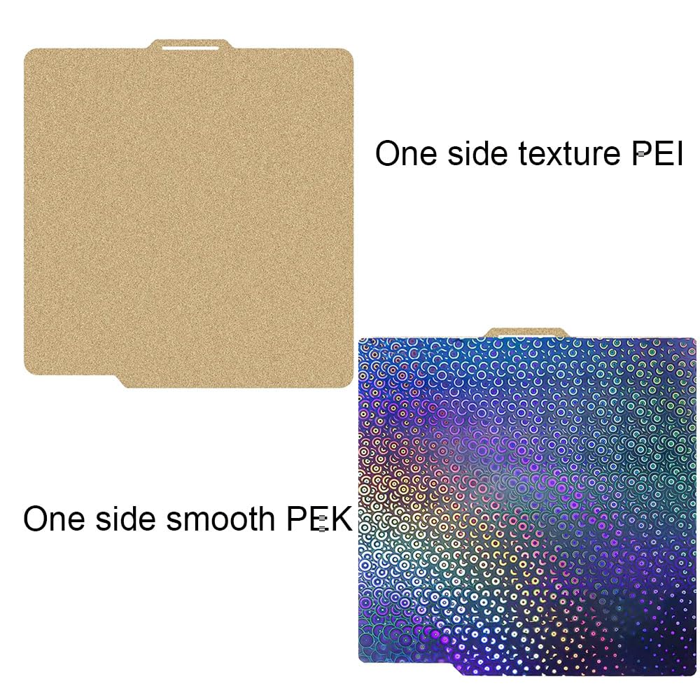 Piastra PEI/PEO Per Stampanti Bambu Lab - 257.5x257.5mm, Letto Riscaldante Flessibile, Doppia Faccia - Foto 8