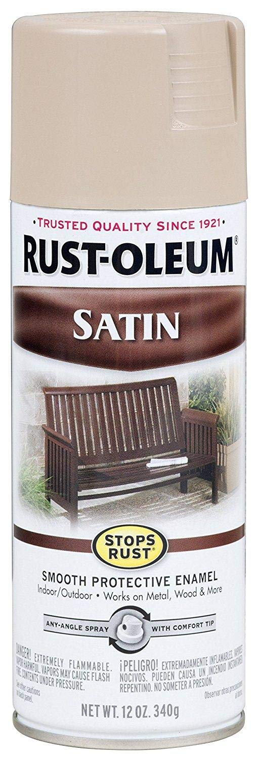 7791830 Satin Enamel Spray, 12-Ounce, White