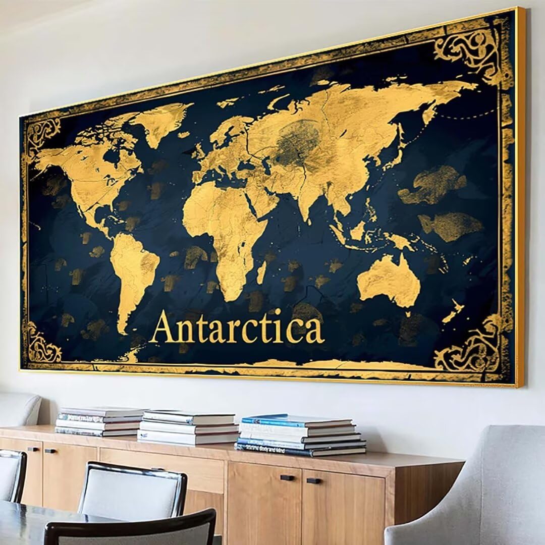 Mapa świata, zestawy sztuki diamentowej dla dorosłych, 5D, DIY, diamentowy obraz, mapa, zestawy artystyczne dla dzieci, początkujących, kwadratowe wiertło, diamentowe kropki, kryształowa sztuka, haft,