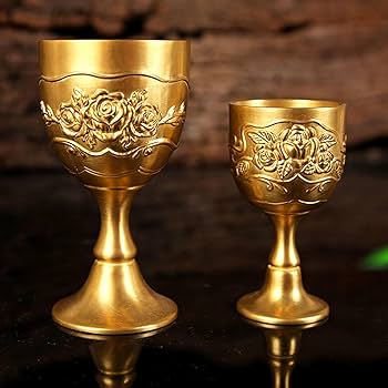 レア Alchemy Gothic ゴブレット 聖杯 インテリア Amazon.co.jp: UPQRSG 聖杯ゴブレット、エンボス加工フラワー