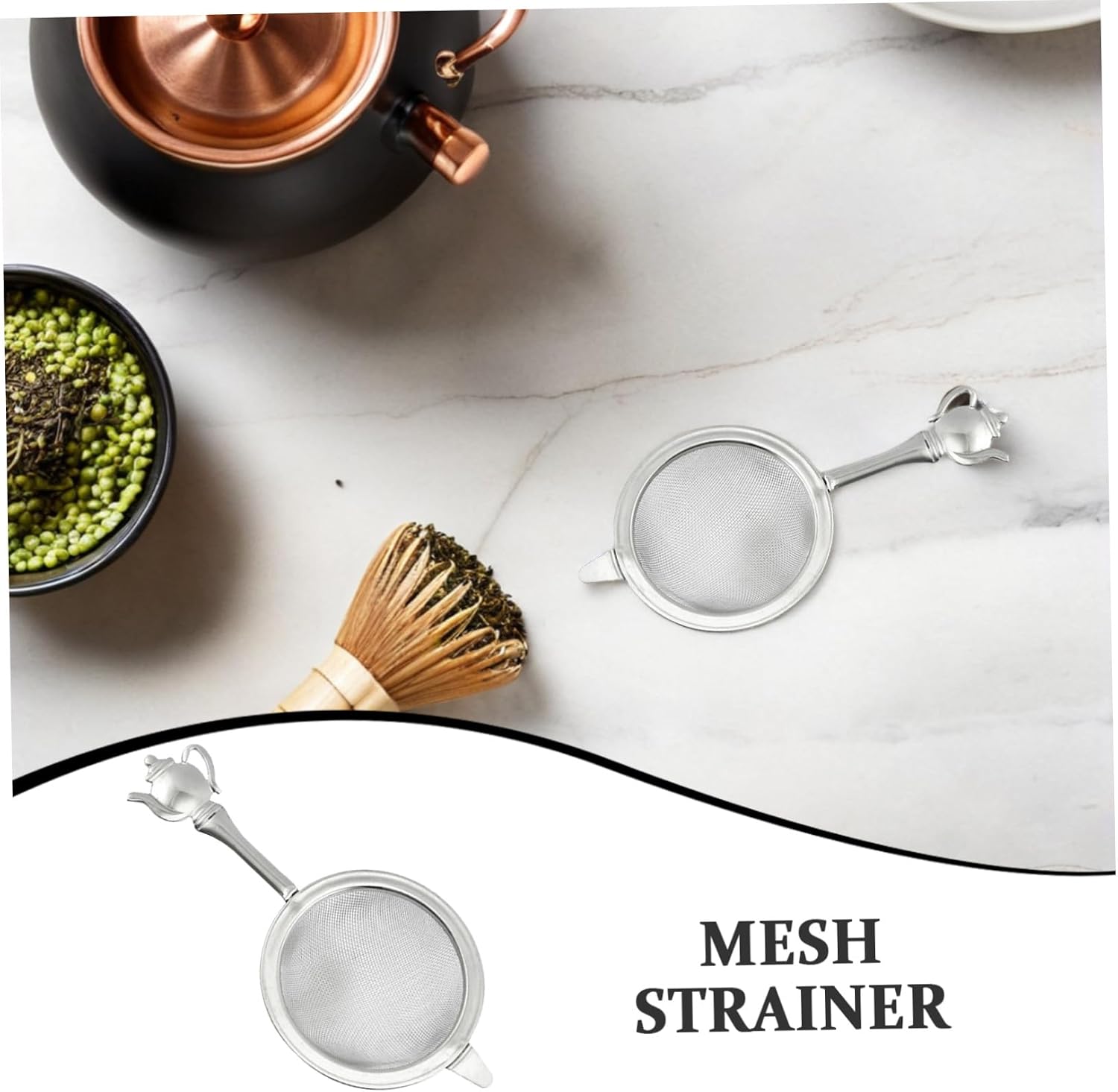 304 Stainless Steel Tea Filter Tool with Fine Mesh for Home Use